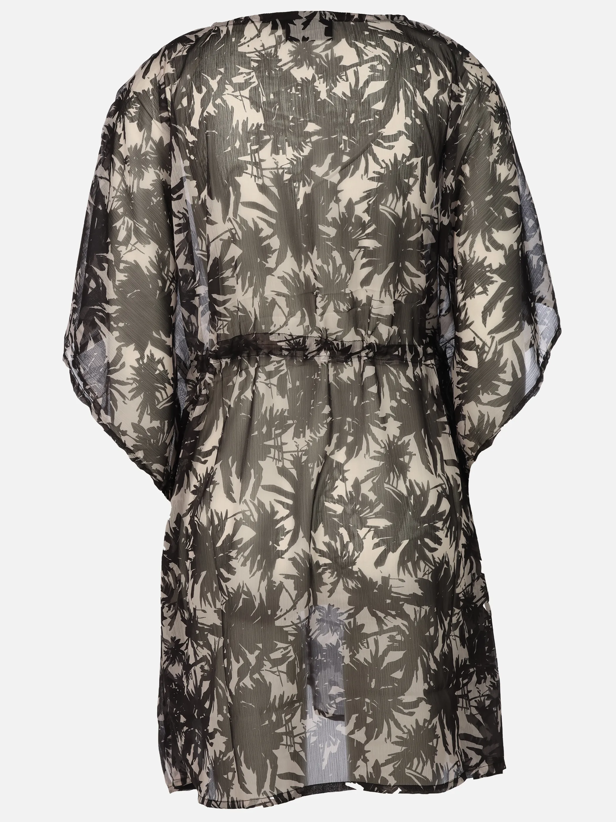 Grinario Sports Da-Strand Kaftan, AOP Schwarz 923579 BL/WH/PA 2