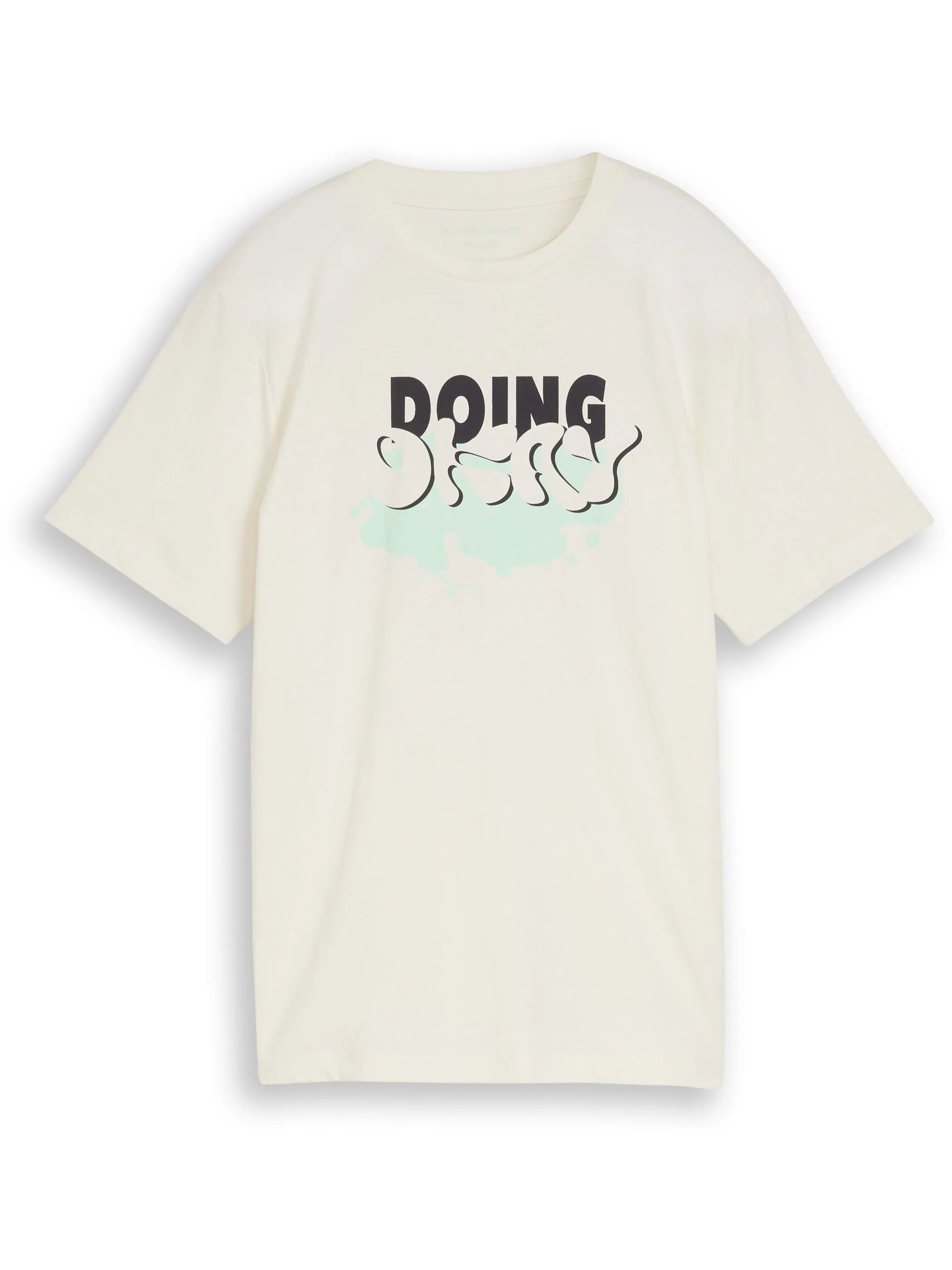 Tom Tailor 1049782 printed t-shirt Weiß 928053 12906 1