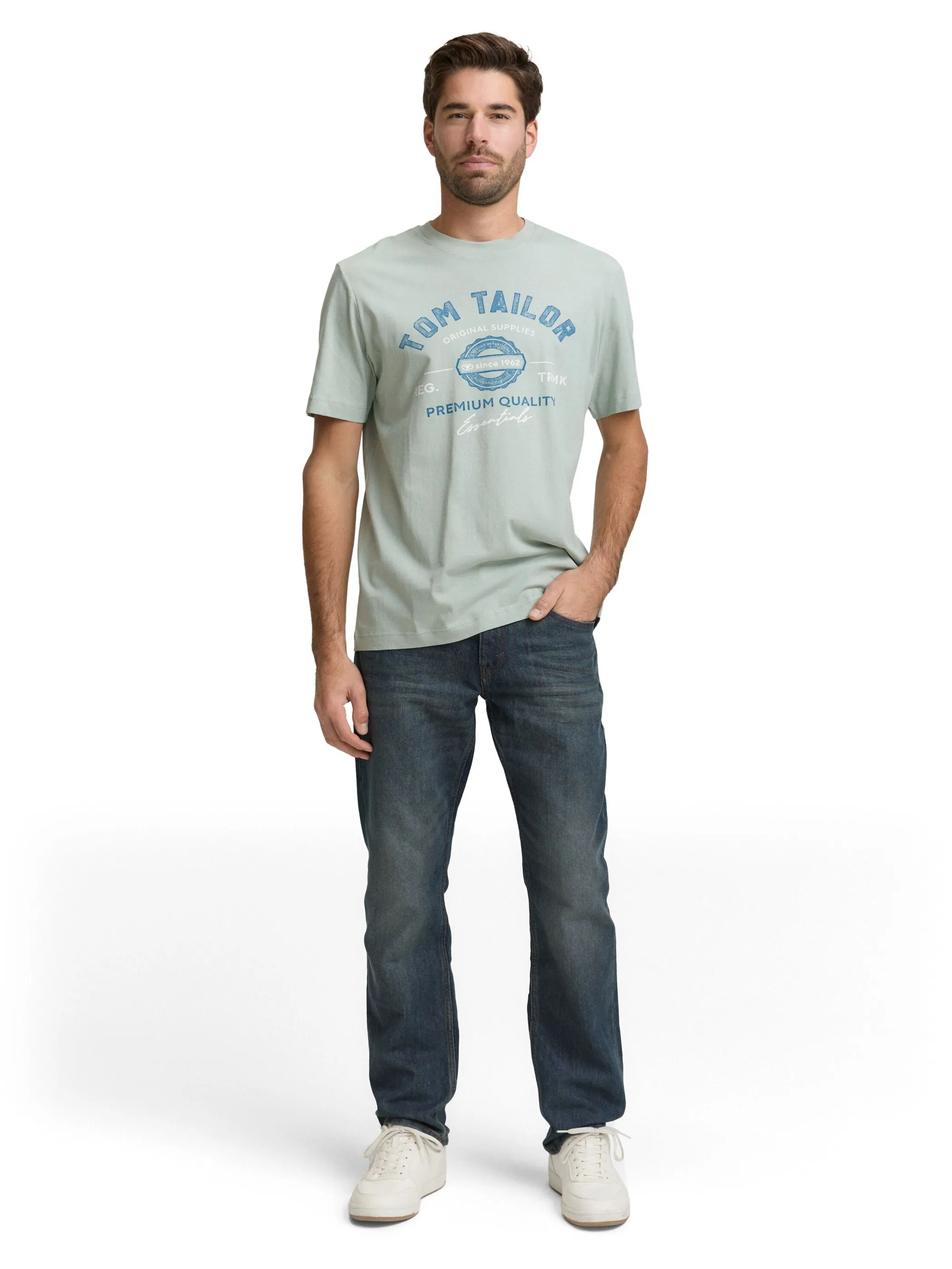 Tom Tailor 1037735 NOS logo tee Grün 884276 12792 4