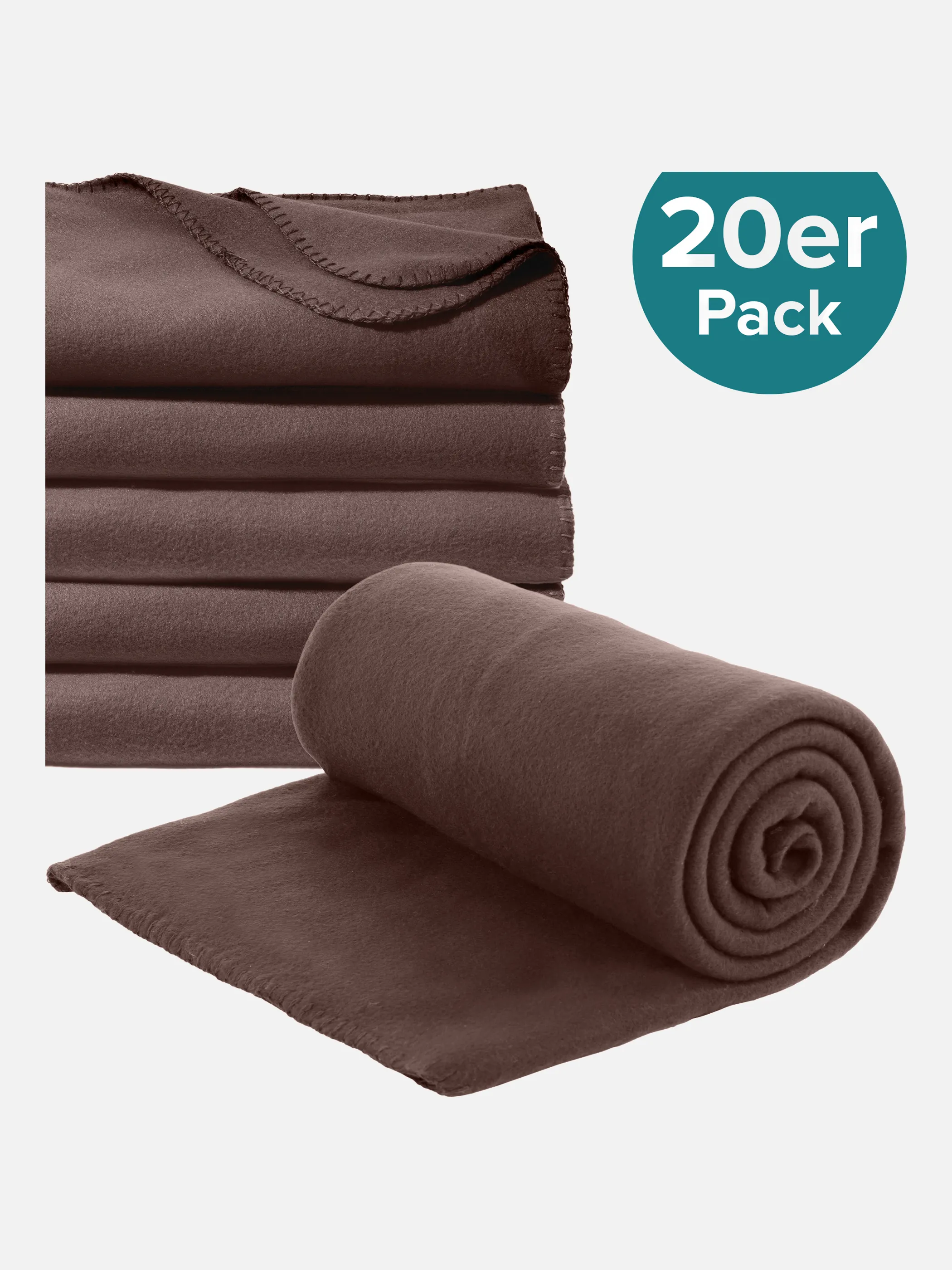 Dream House Fleecedecke 130x170cm uni 20er Braun 880121 BRAUN 1 Dream House Fleecedecke 130x170cm uni 20er Braun 880121 BRAUN 1