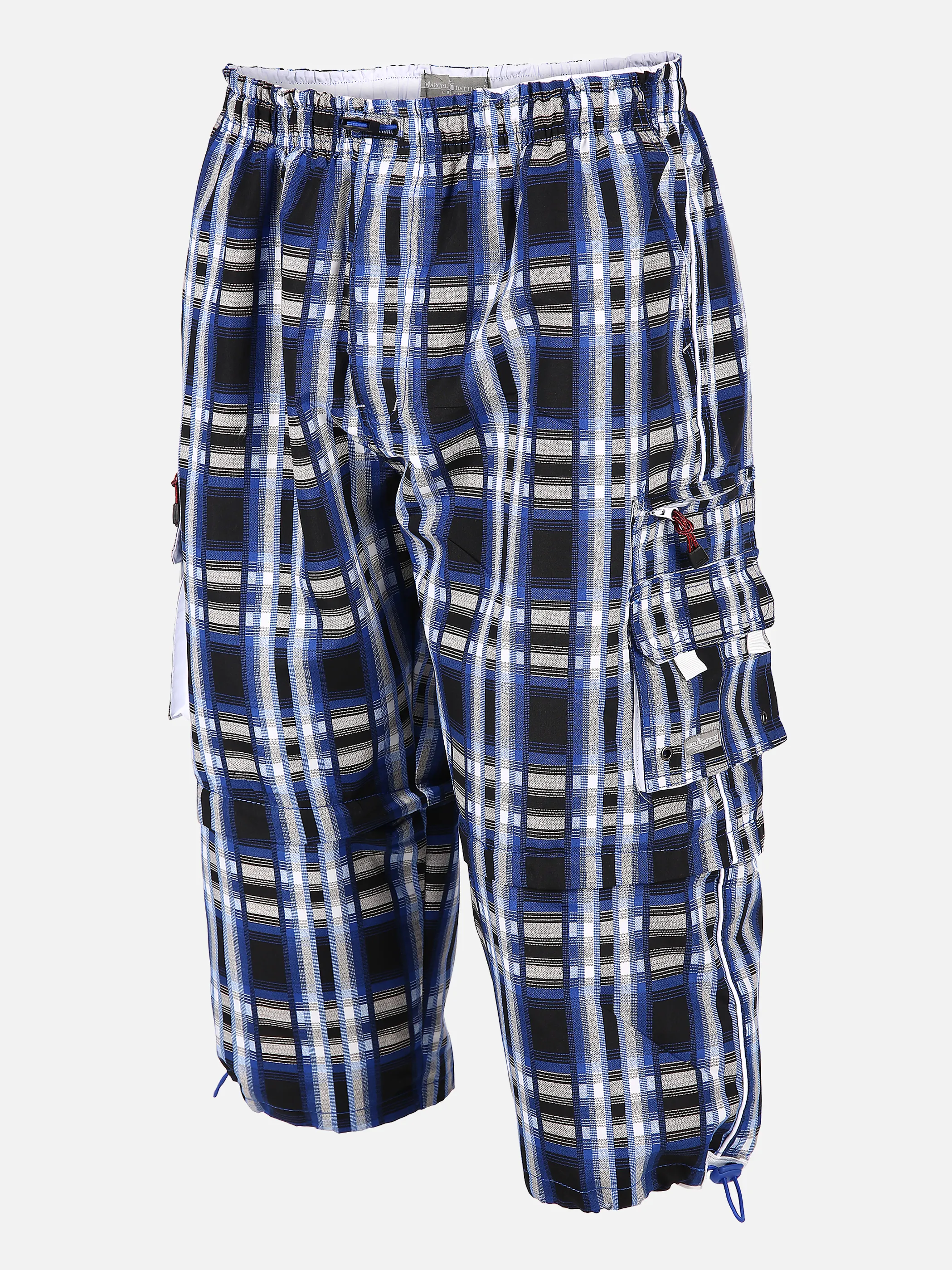 Marcel Battiston He. Caprihose karo Blau 831532 NAVY 1 Marcel Battiston He. Caprihose karo Blau 831532 NAVY 1