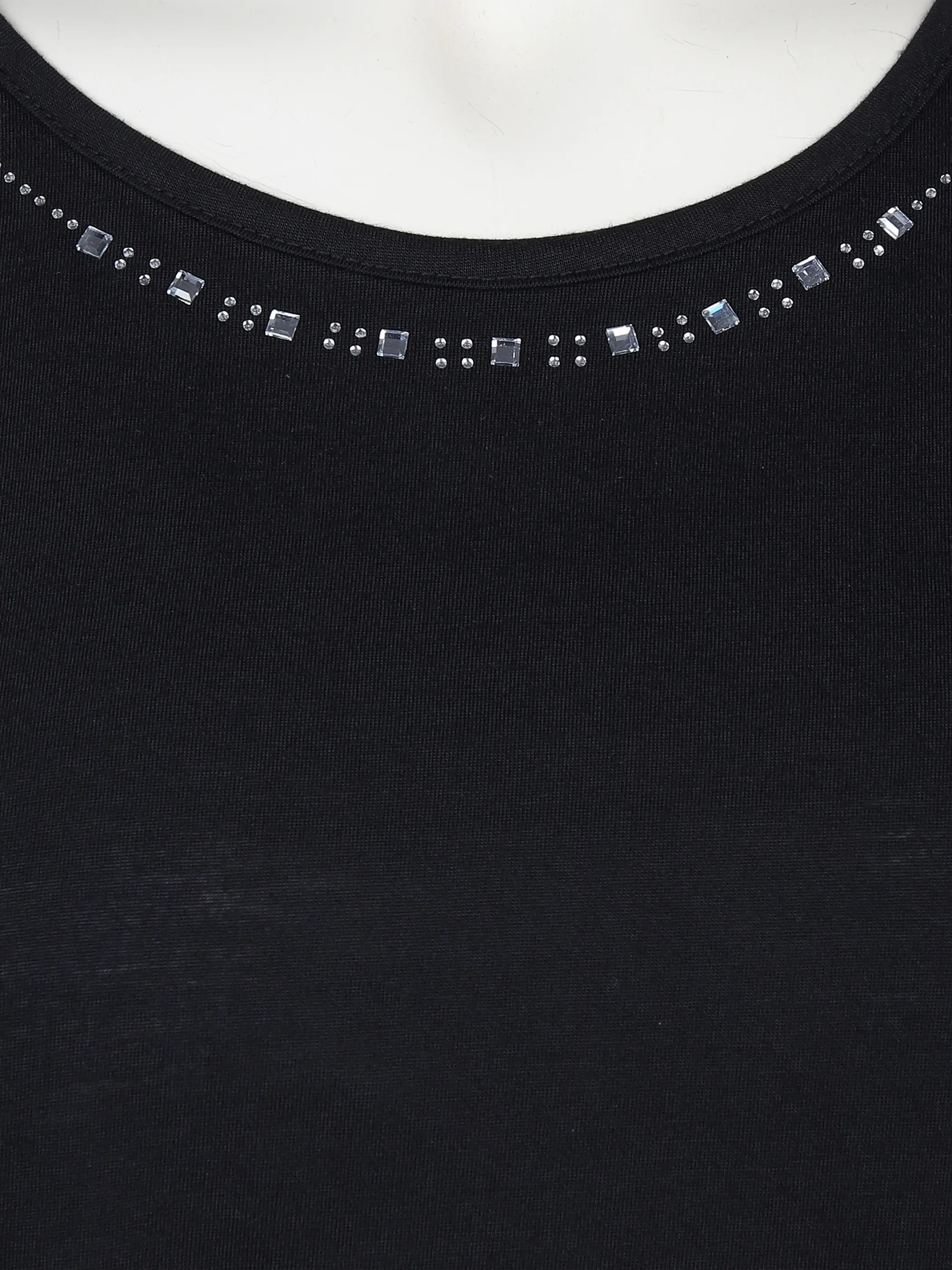 Sonja Blank Da-gr.Gr.T-Shirt m.Strassapplikation Schwarz 876191 SCHWARZ 3 Sonja Blank Da-gr.Gr.T-Shirt m.Strassapplikation Schwarz 876191 SCHWARZ 3