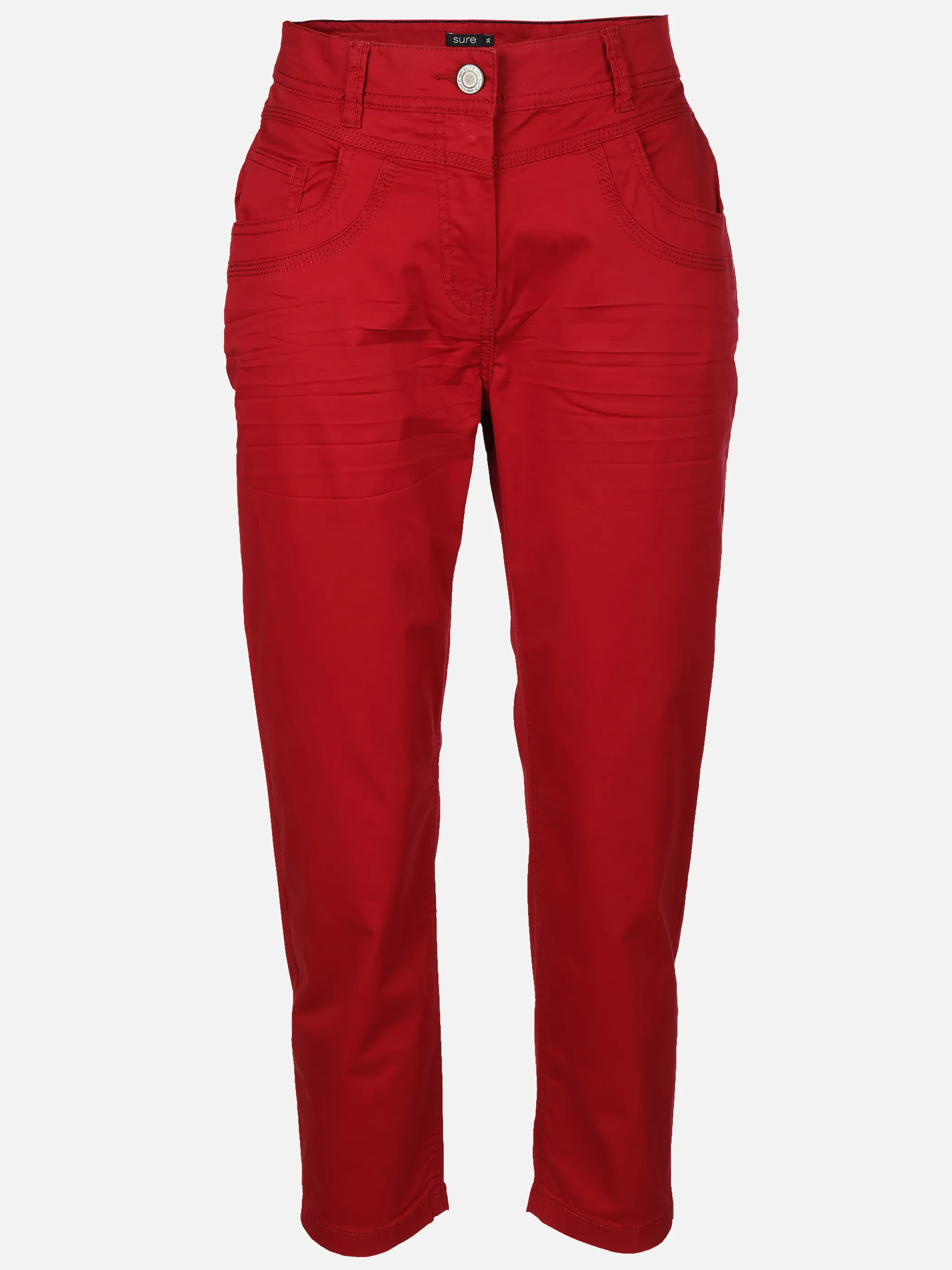 Sure Da-Hose, sportiv in 7/8 Länge Rot 926176 RHUBARB 1