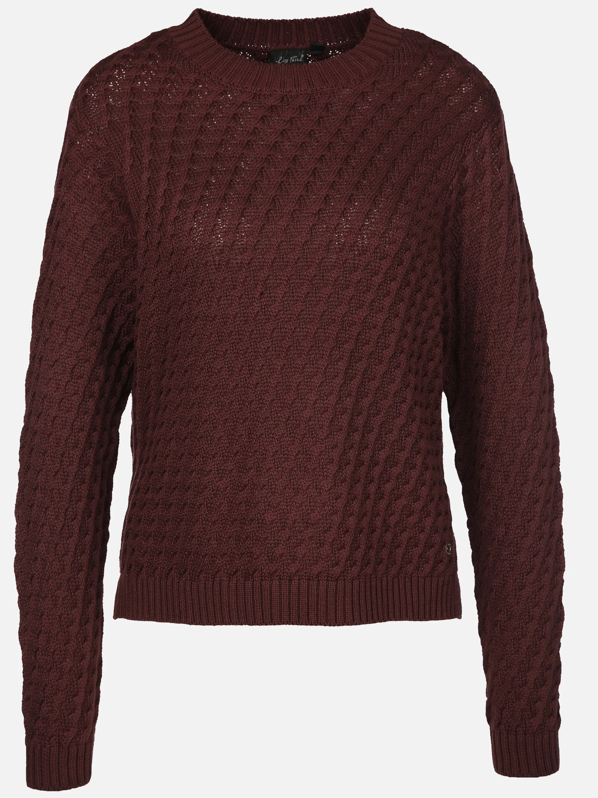 Lisa Tossa Da-Strickpullover Lila 913310 AUBERGINE 1