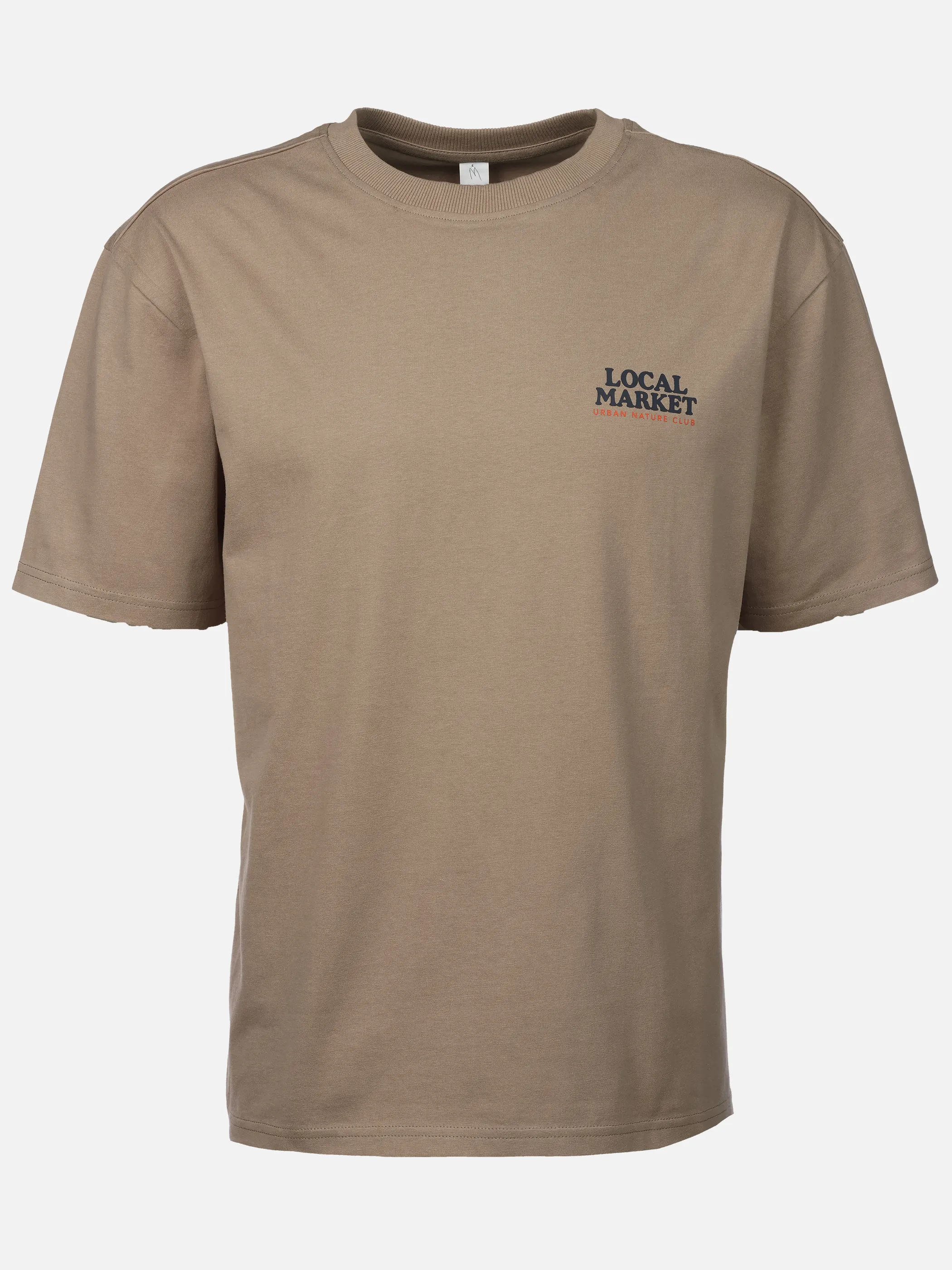 IX-O H12078M22616AAWG YF He-T-Shirt mit Graphic Print Beige 925919 20400 1