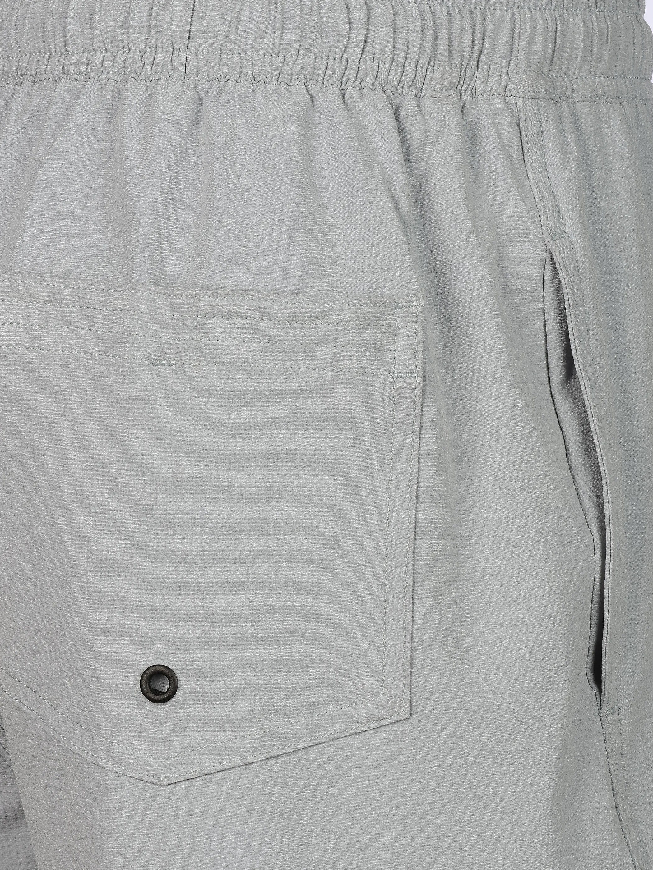 Grinario Sports He-Badeshorts, Seersucker, m. Gesäßtasche Grau 923519 LIGHT GREY 4