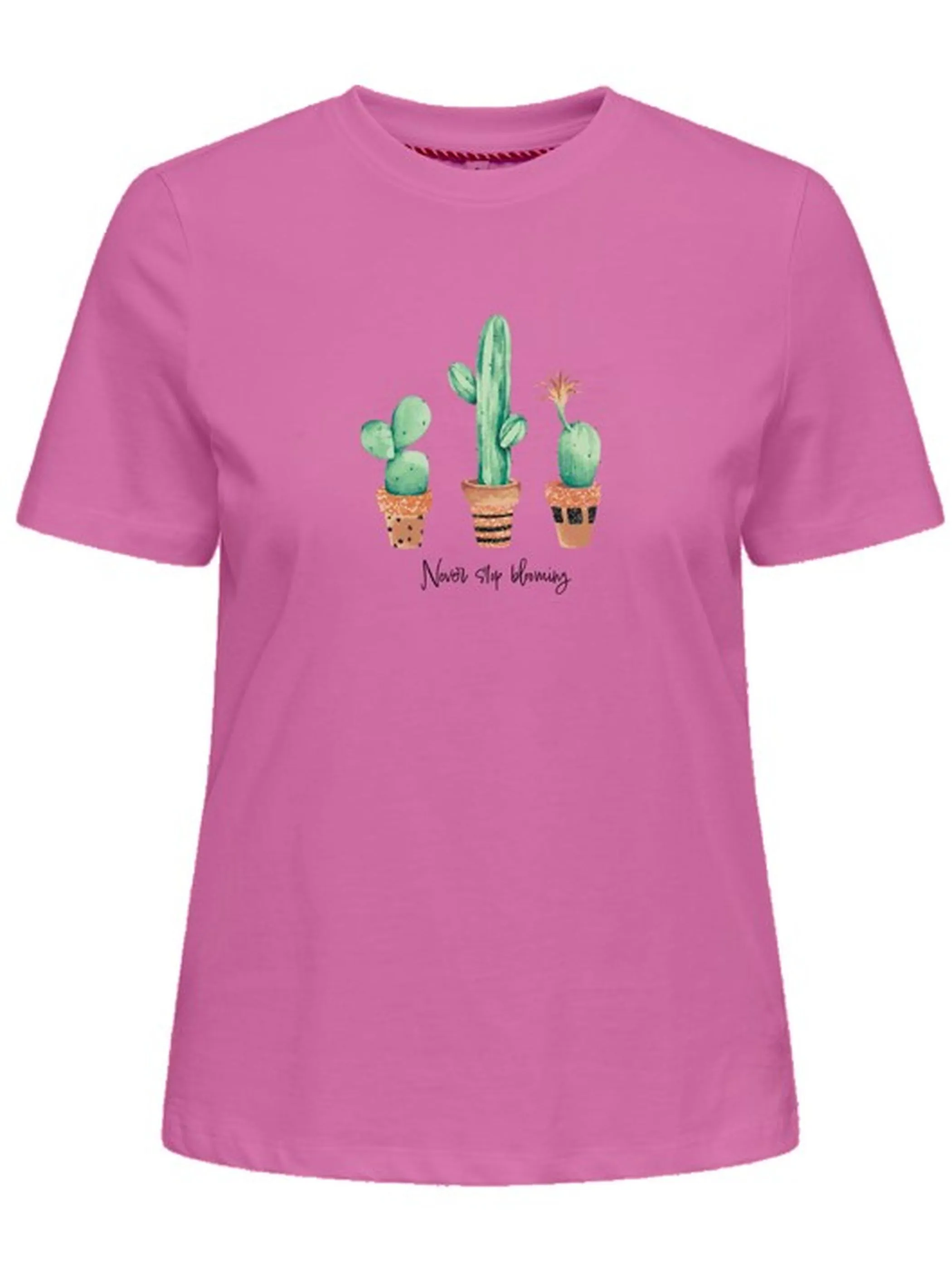 Only 15382230 ONLKITA S/S TEE CEN C Pink 926809 276280001 1