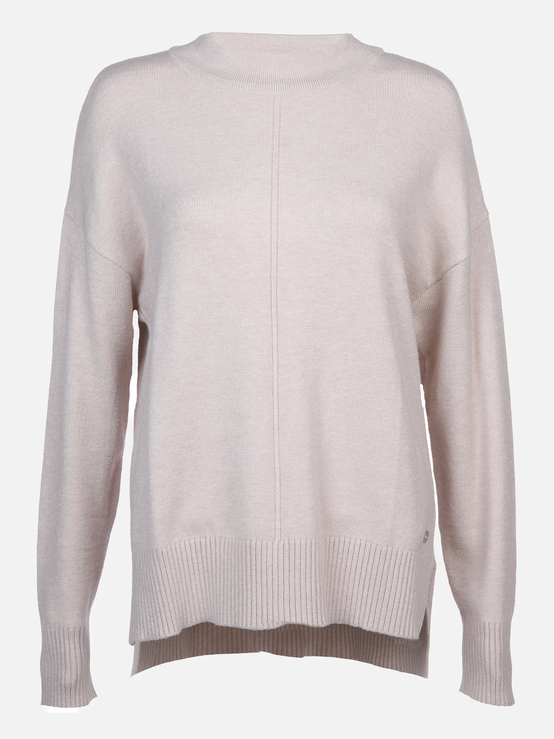 Lisa Tossa Da-Stehkragenpullover m.Tasche Grau 868547 KITT MEL. 1