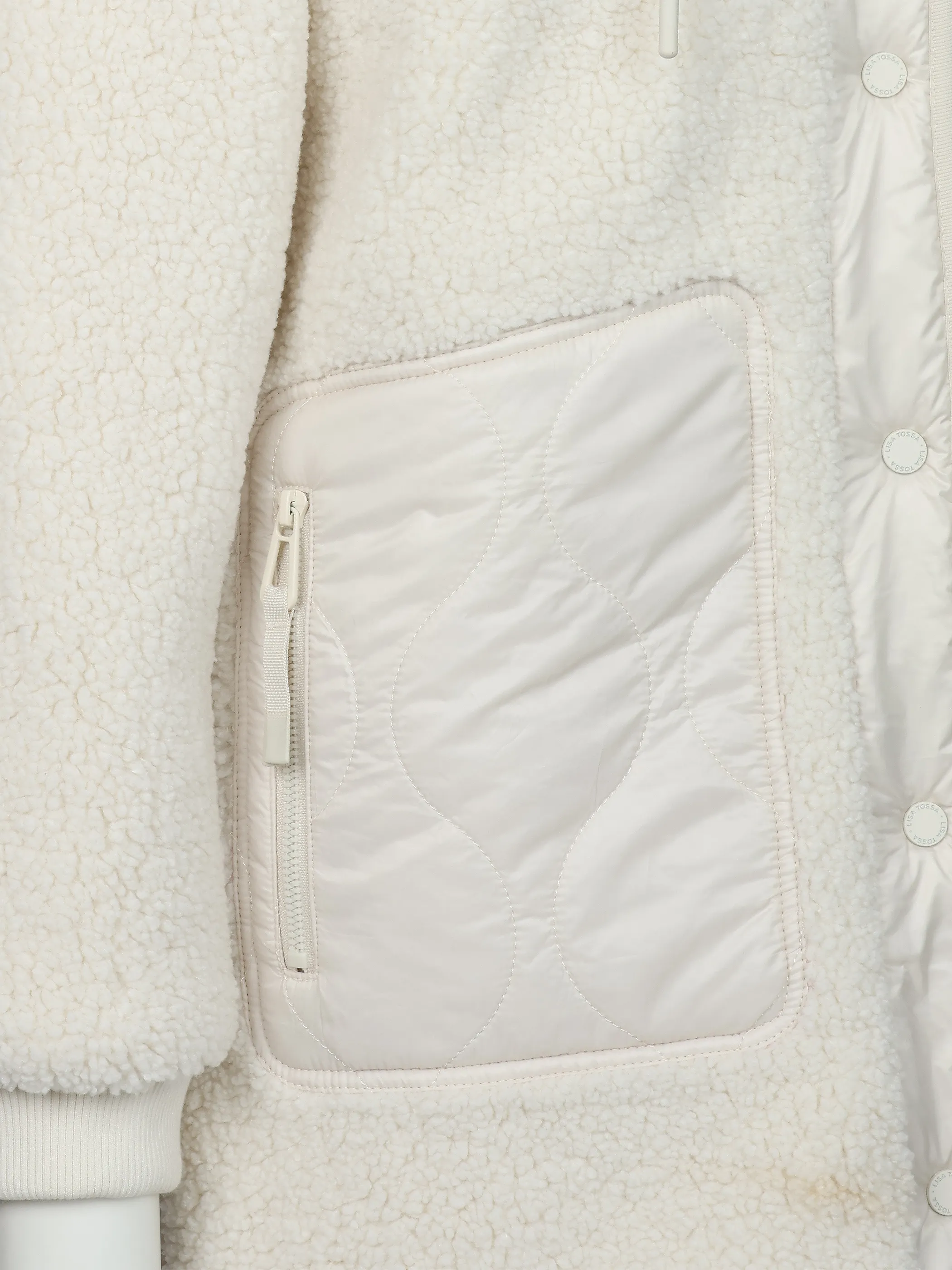 Lisa Tossa Da-Wendemantel, Teddy/Stepp Beige 929397 BEIGE 4