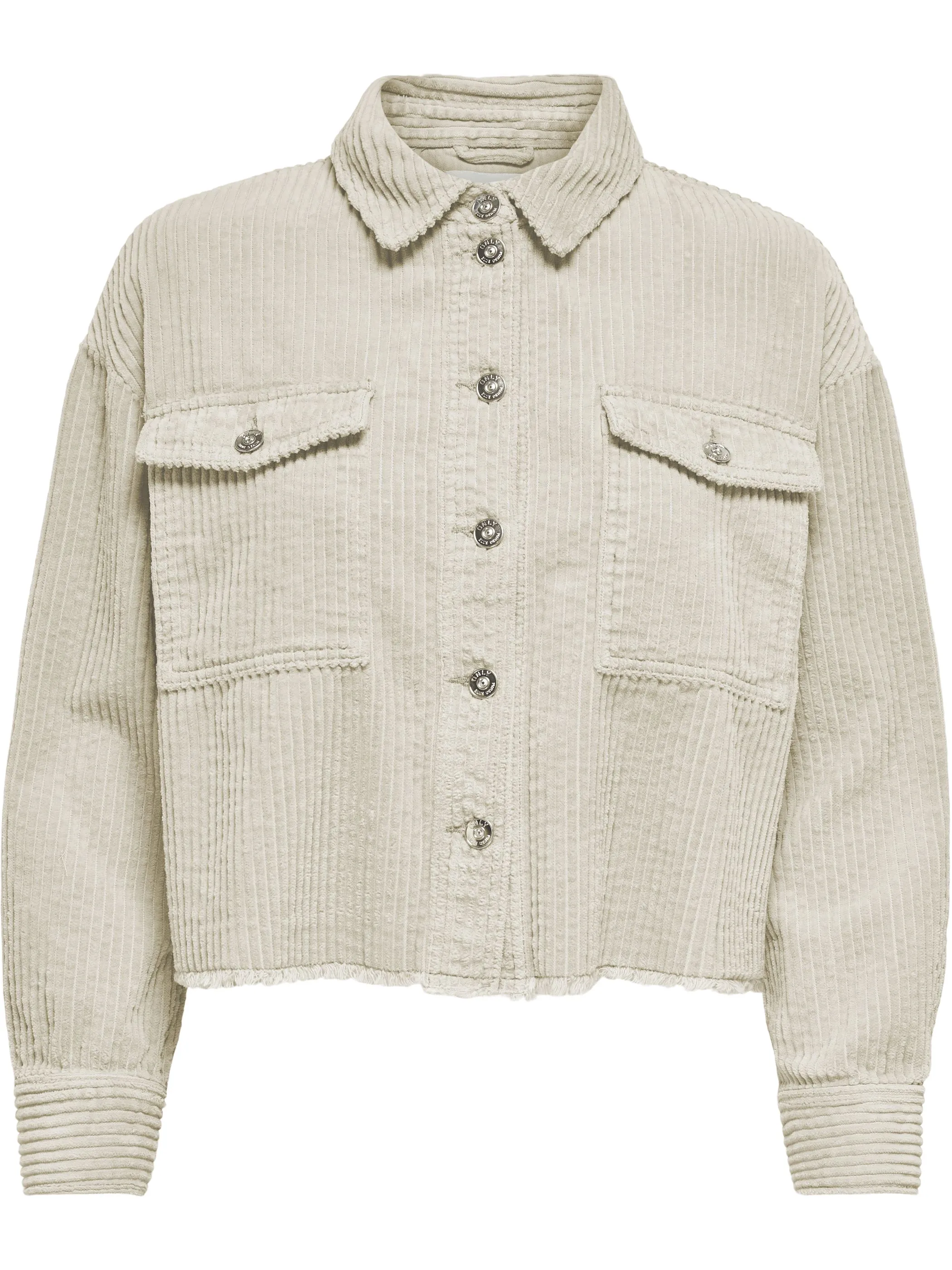 Only 15222456 ONLMARINA-ENY LIFE L/S CORD JACKET Beige 913013 189959 5