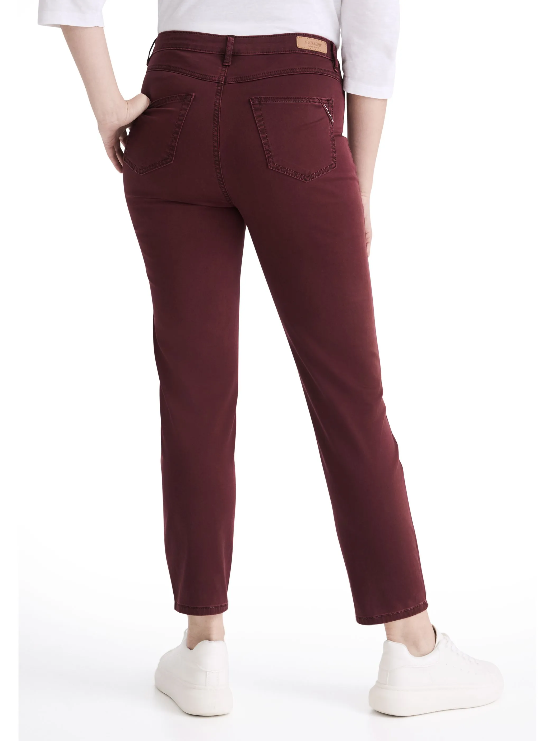 Stooker DOB 11801120003235 Da. Hosen lang, Rot 919907 3235 2