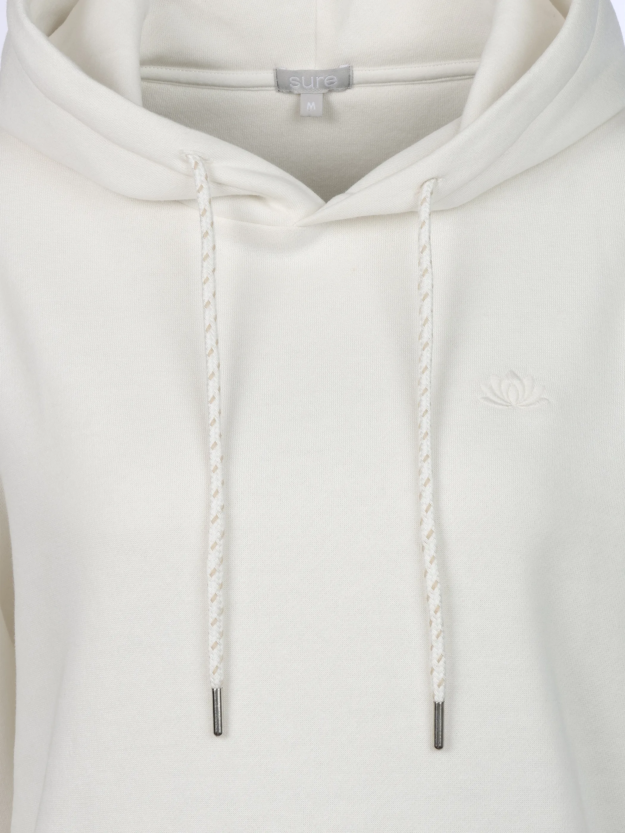 Sure Da-Sweatshirt m. Kapuze Weiß 913118 OFFWHITE 3