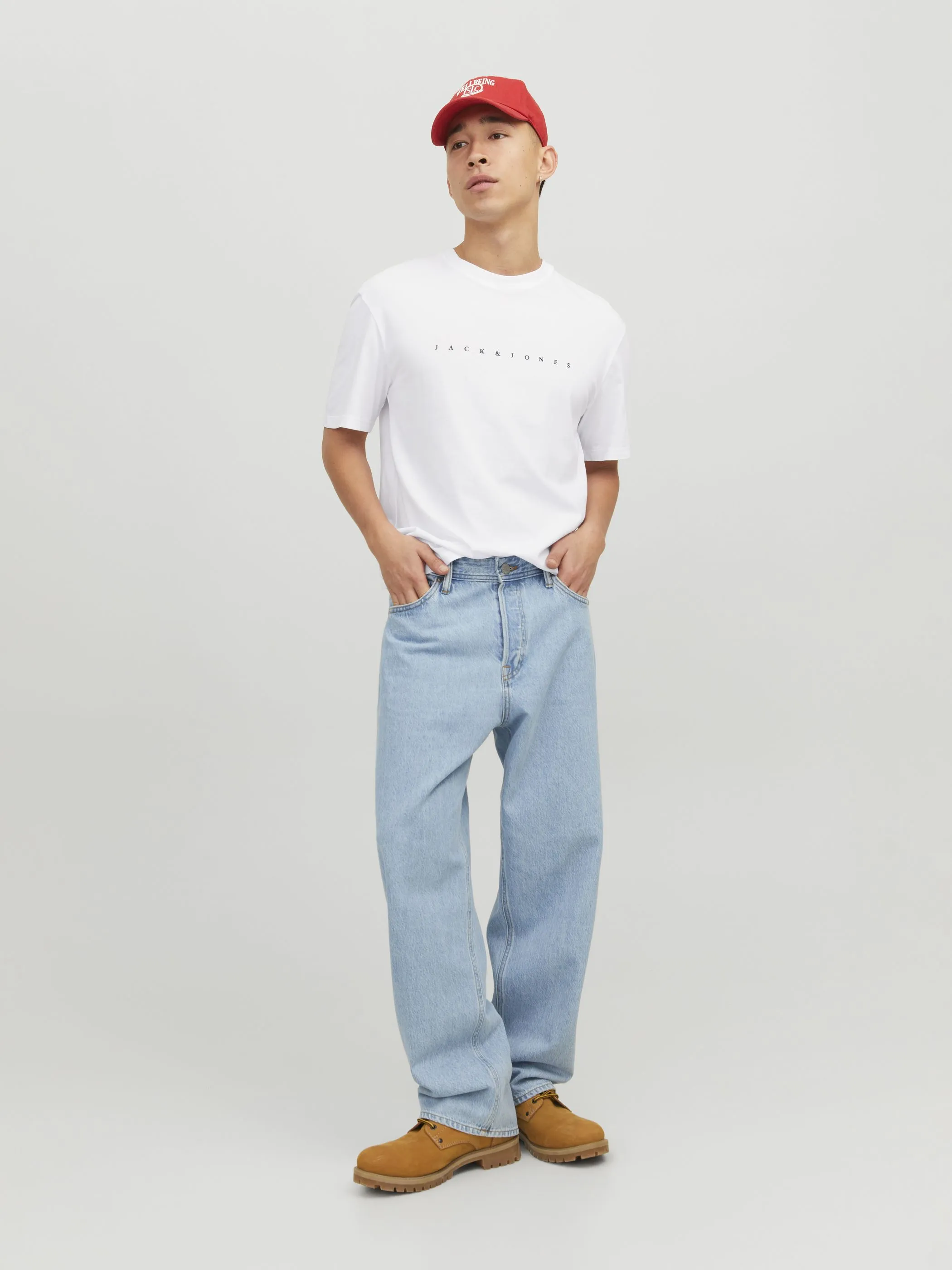 Jack Jones 12234746 JJESTAR JJ TEE SS NOO Weiß 886675 178074 4