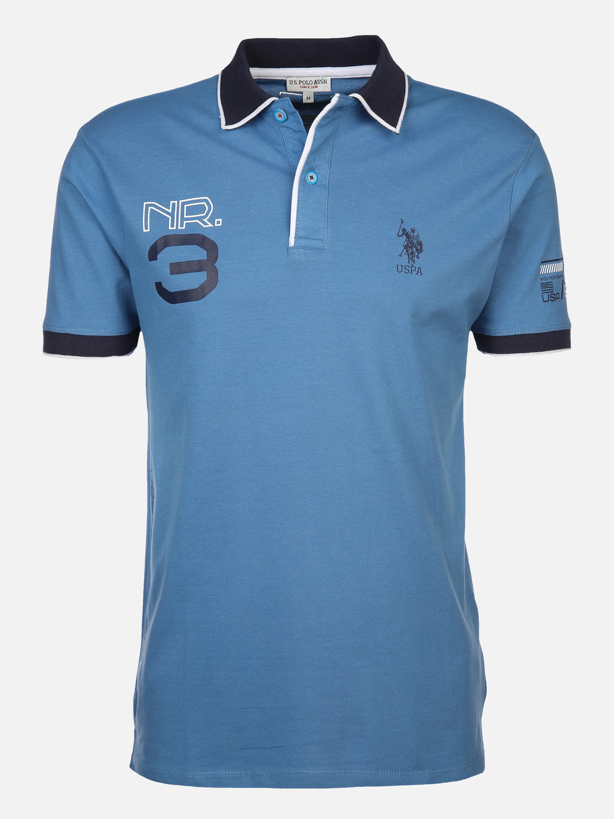 U.S. Polo Assn. He. Poloshirt 1/2 Arm Blau 881266 BLAU 1 U.S. Polo Assn. He. Poloshirt 1/2 Arm Blau 881266 BLAU 1
