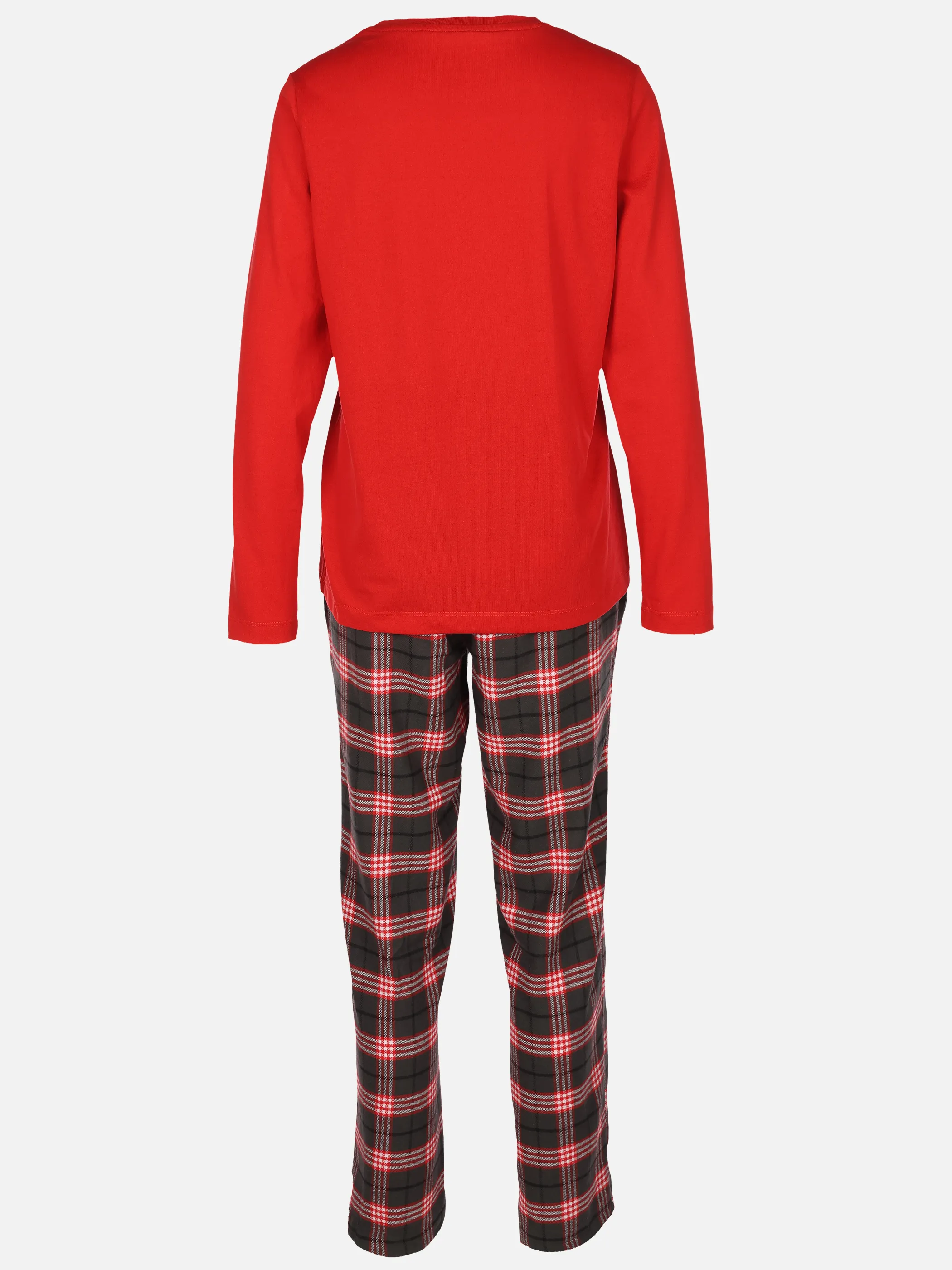 Sure Da. Pyjama Flanell Hose Karo Schwarz 929614 SCHWARZ 2