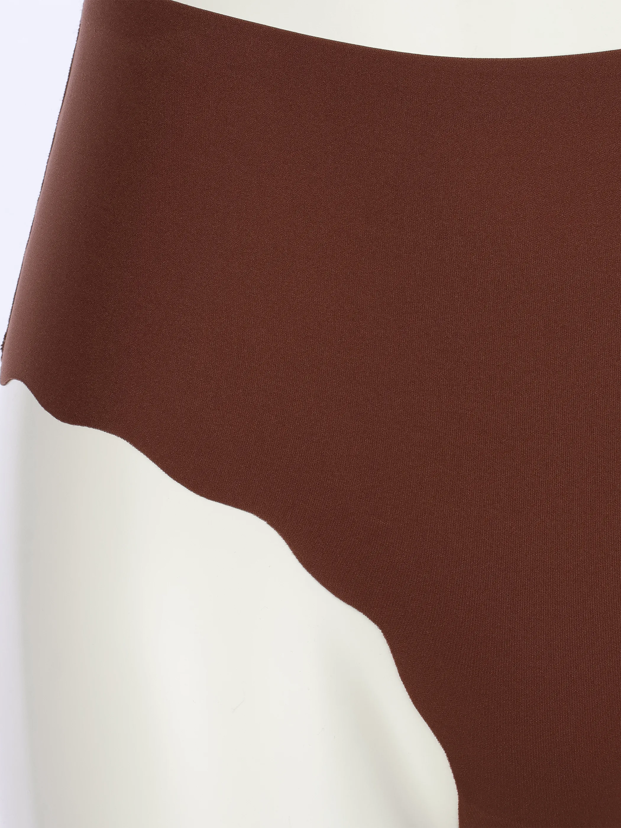 Sure Da. Tailenslip 2er Wellenschni Braun 932068 ECRU 3