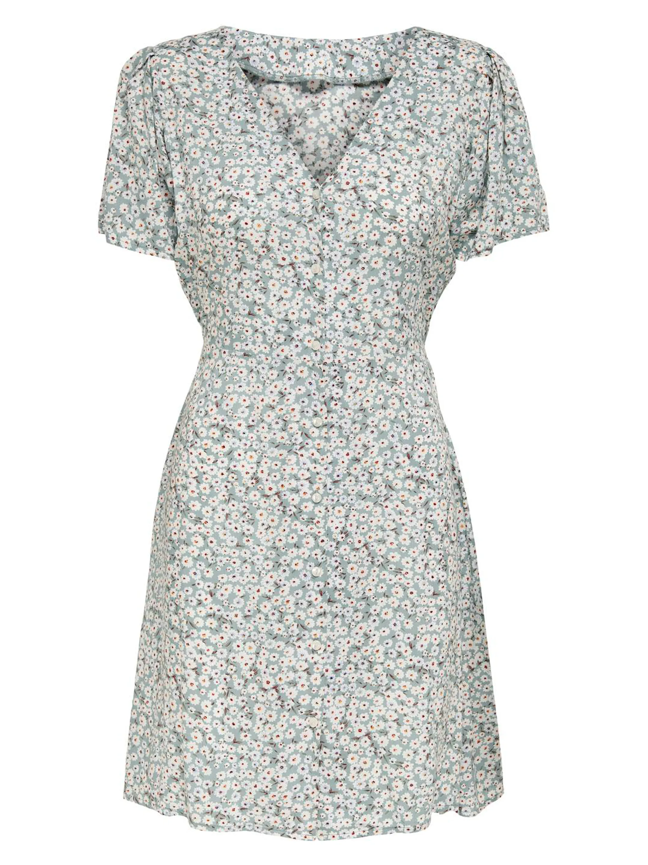 Only 15237382 ONLEVIDA S/S SHORT DR Grau 910149 198769004 1