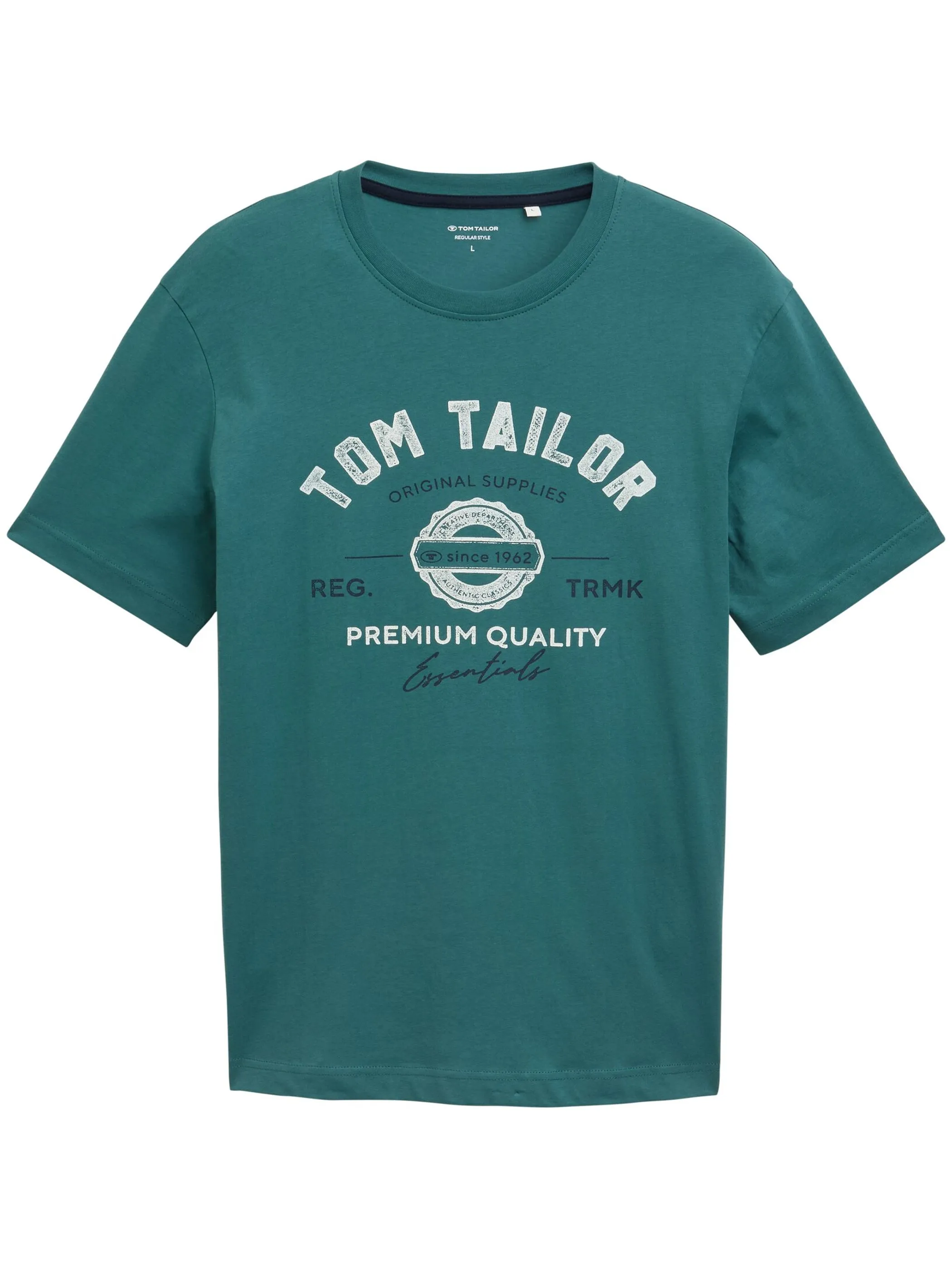 Tom Tailor 1037735 NOS logo tee Grün 884276 14171 1