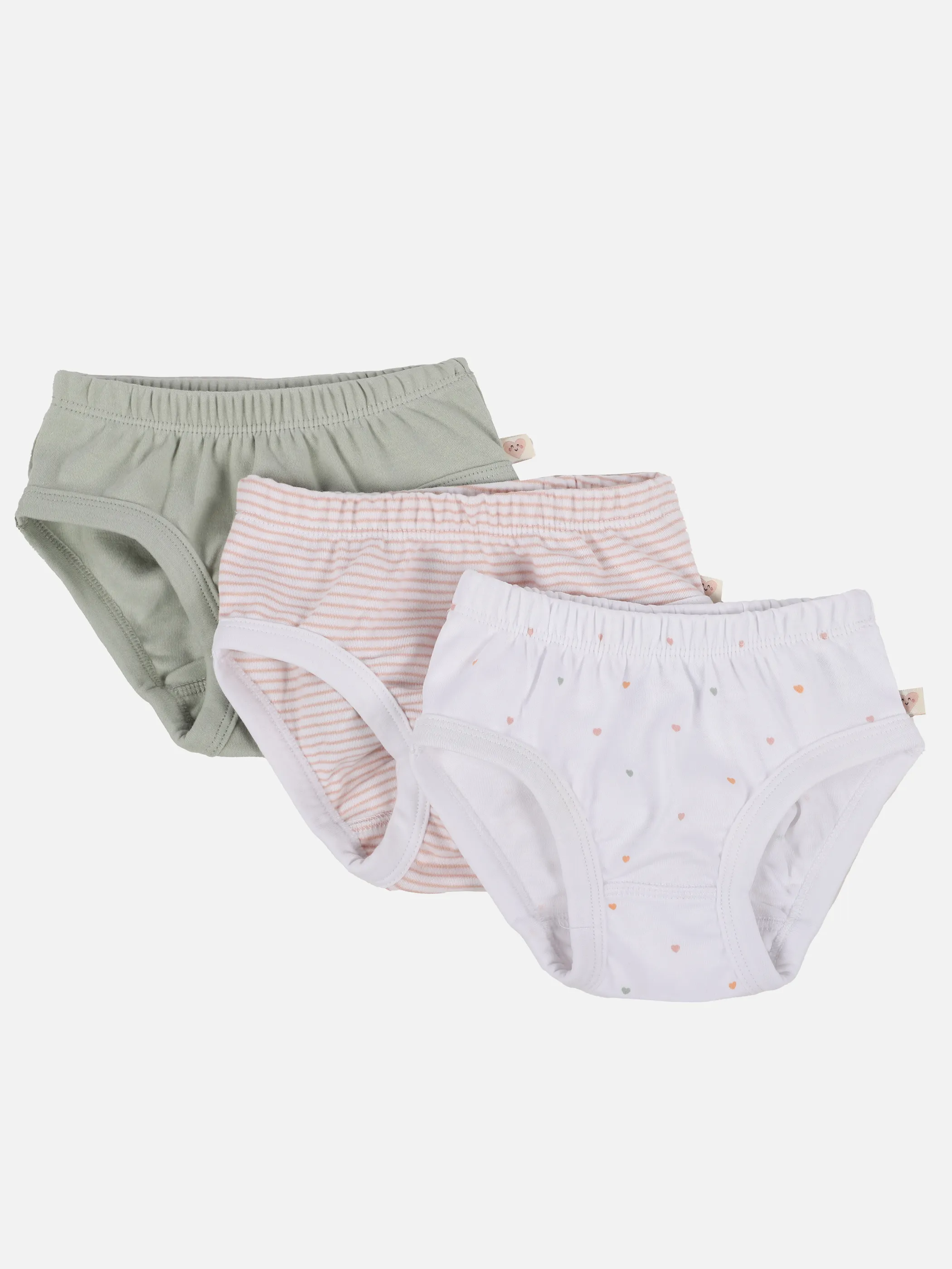 Bubble Gum BM 3er Pack Unterwäsche in grün/rosa/weiß Rosa 895160 ROSA 1