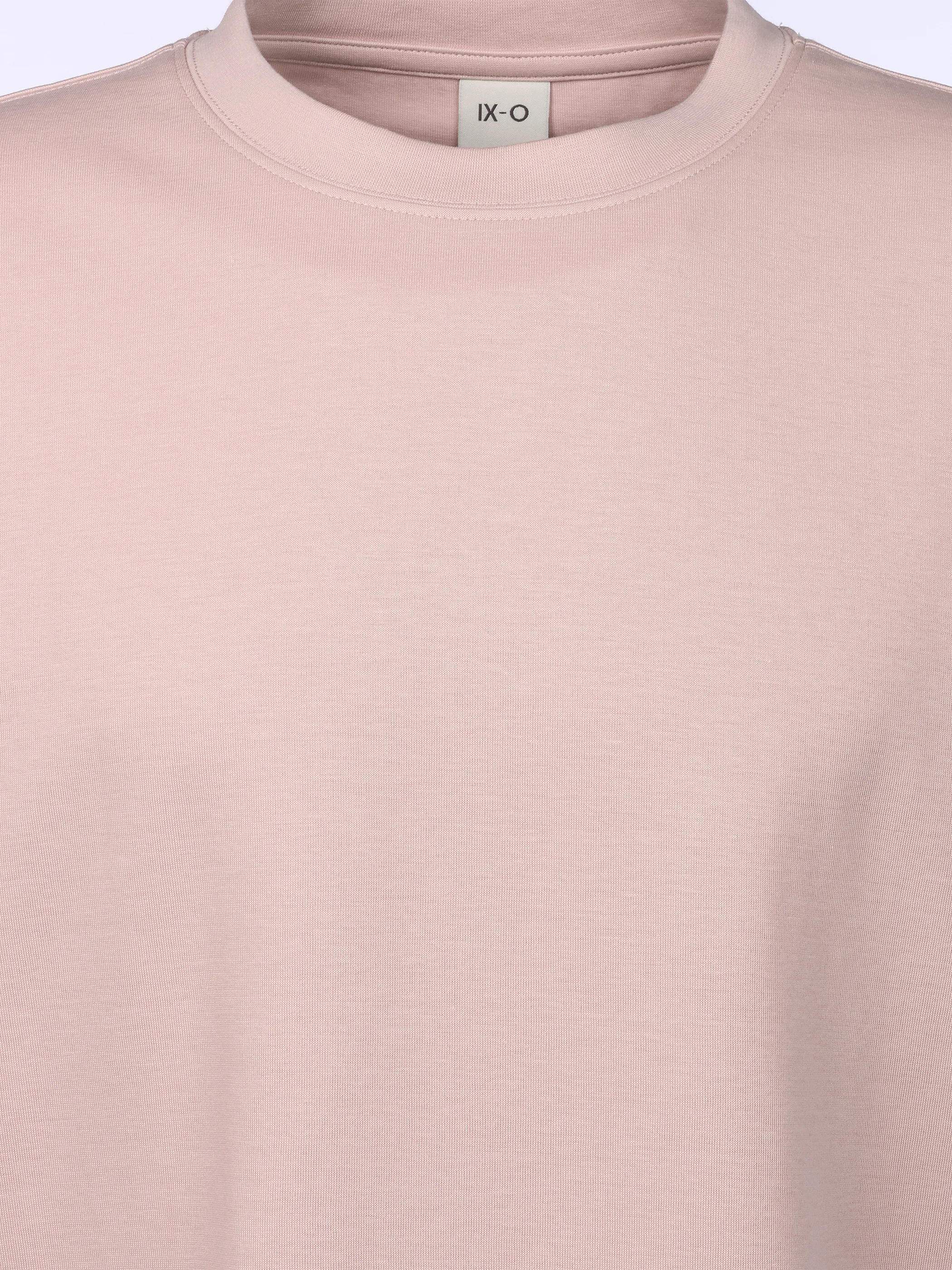 IX-O He.- eng anliegendes T-Shirt mit Rundhalsausschnit Pink 922760 ROSA 3