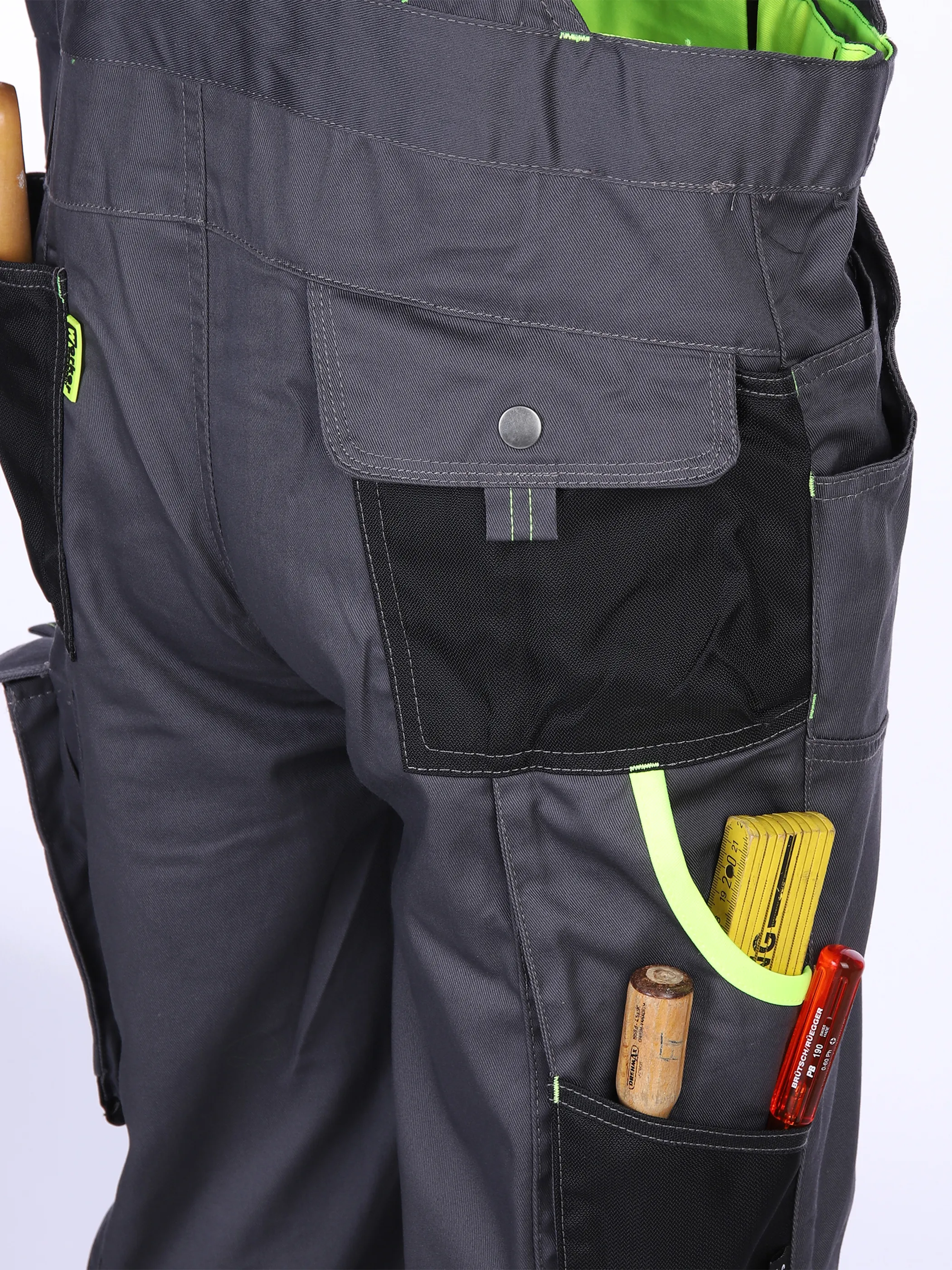Worker He. Berufslatzhose Neon Grau 830234 GREY/YELLO 5 Worker He. Berufslatzhose Neon Grau 830234 GREY/YELLO 5