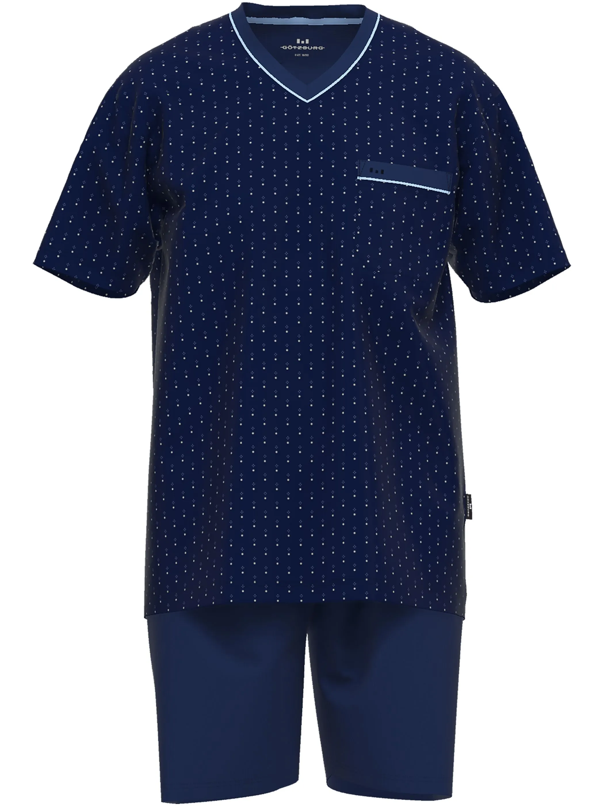 Götzburg 451504-4008 Shorty, V-Ausschn Blau 734971 8414 1 Götzburg 451504-4008 Shorty, V-Ausschn Blau 734971 8414 1