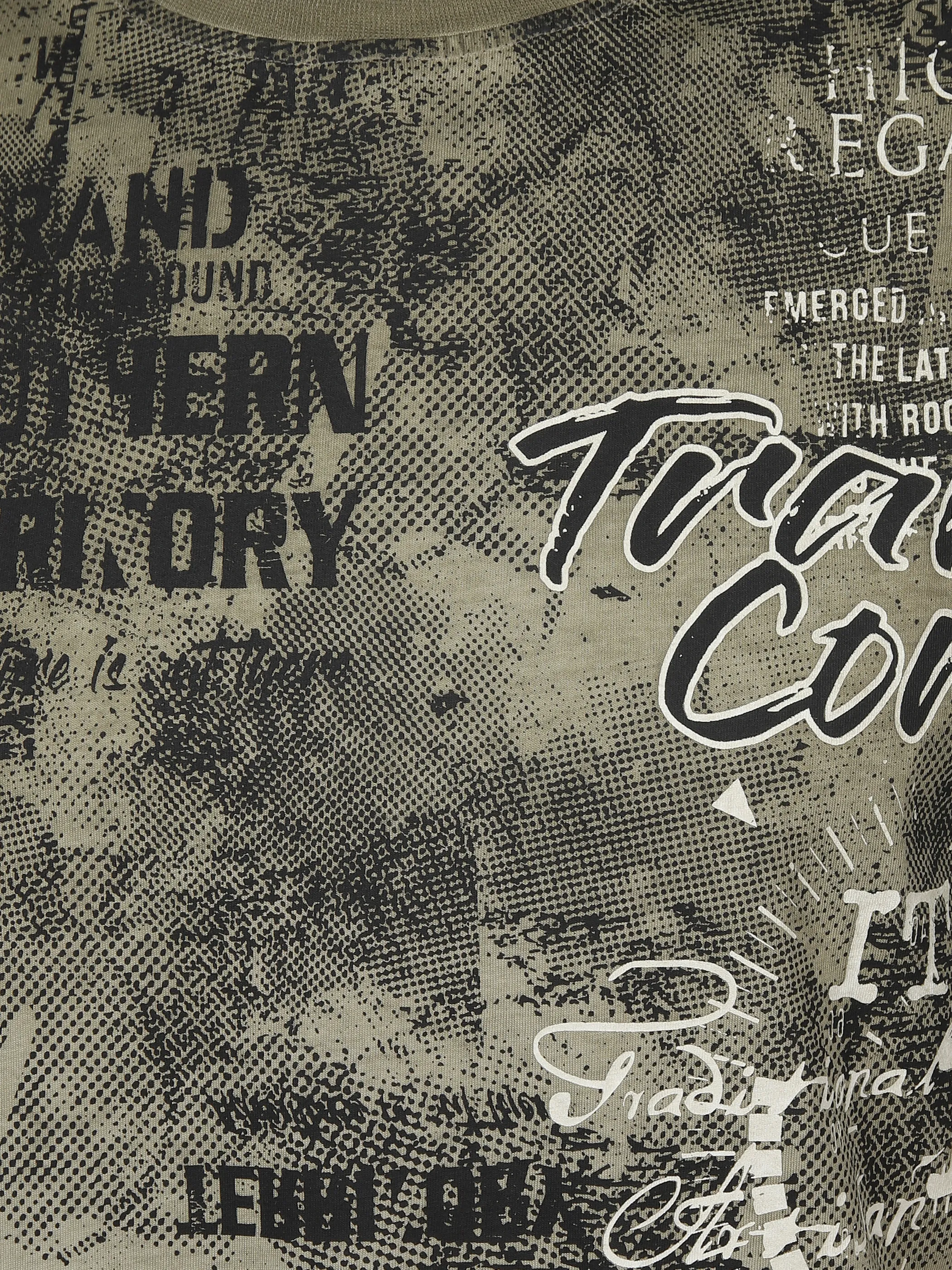 Southern Territory He. Muscleshirt washer print Grün 884156 KHAKI 3 Southern Territory He. Muscleshirt washer print Grün 884156 KHAKI 3