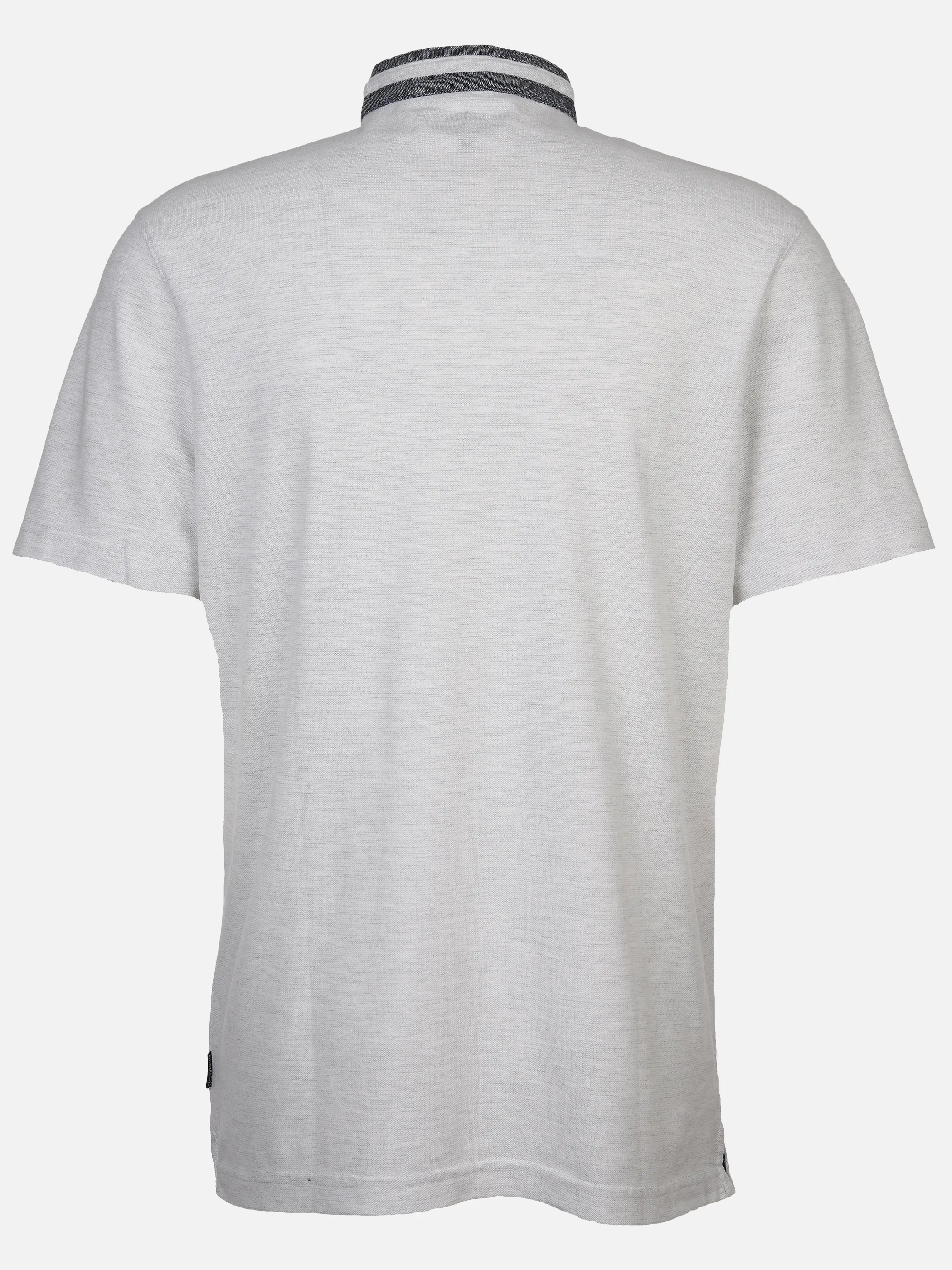 Jim Spencer He. Stehkragenshirt 1/2 Arm twisted Weiß 873097 ECRU 2