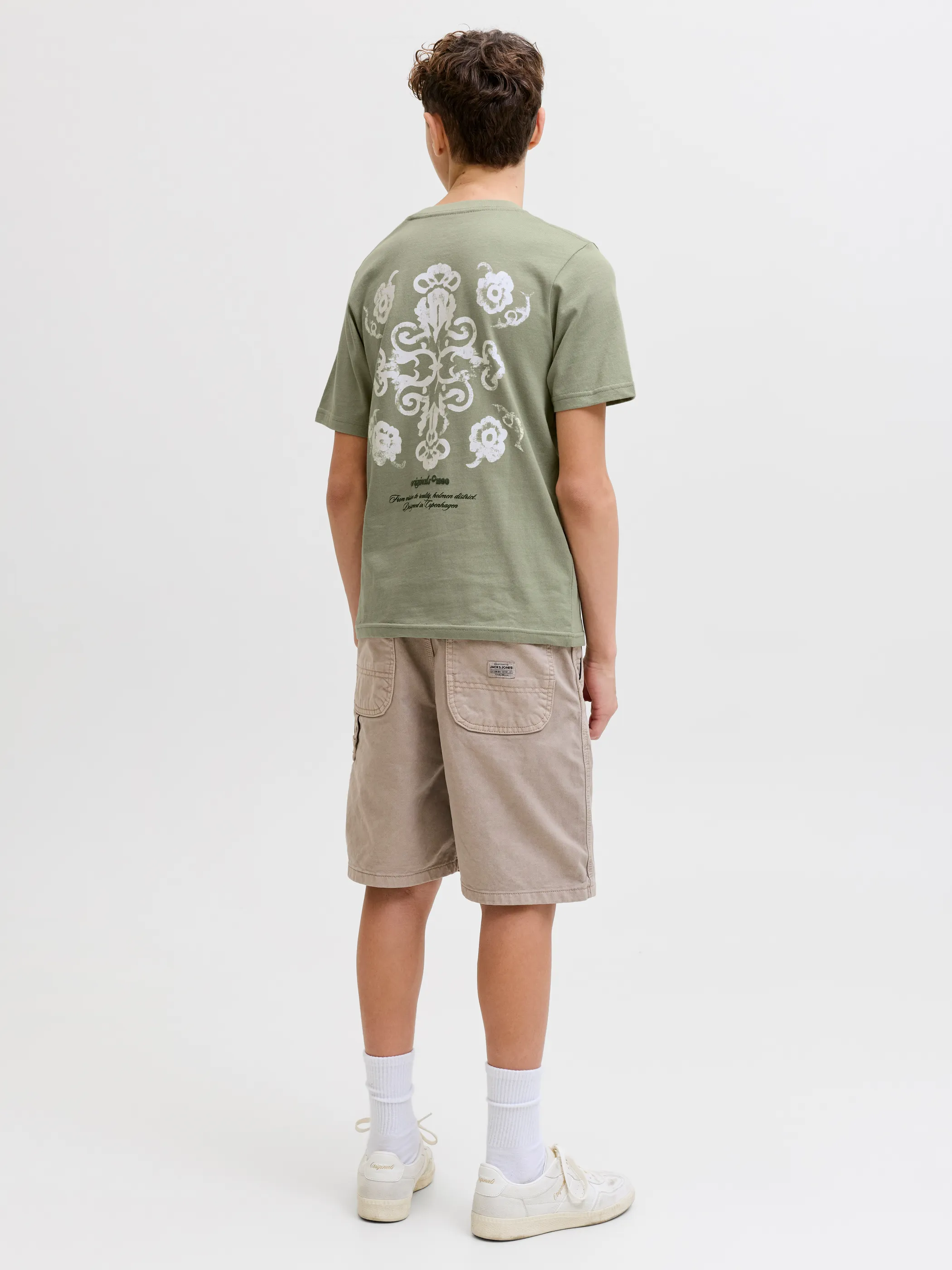 Jack&Jones Junior 12293135 JORMONTAUK BACK GRAPH Grün 924470 176290 2