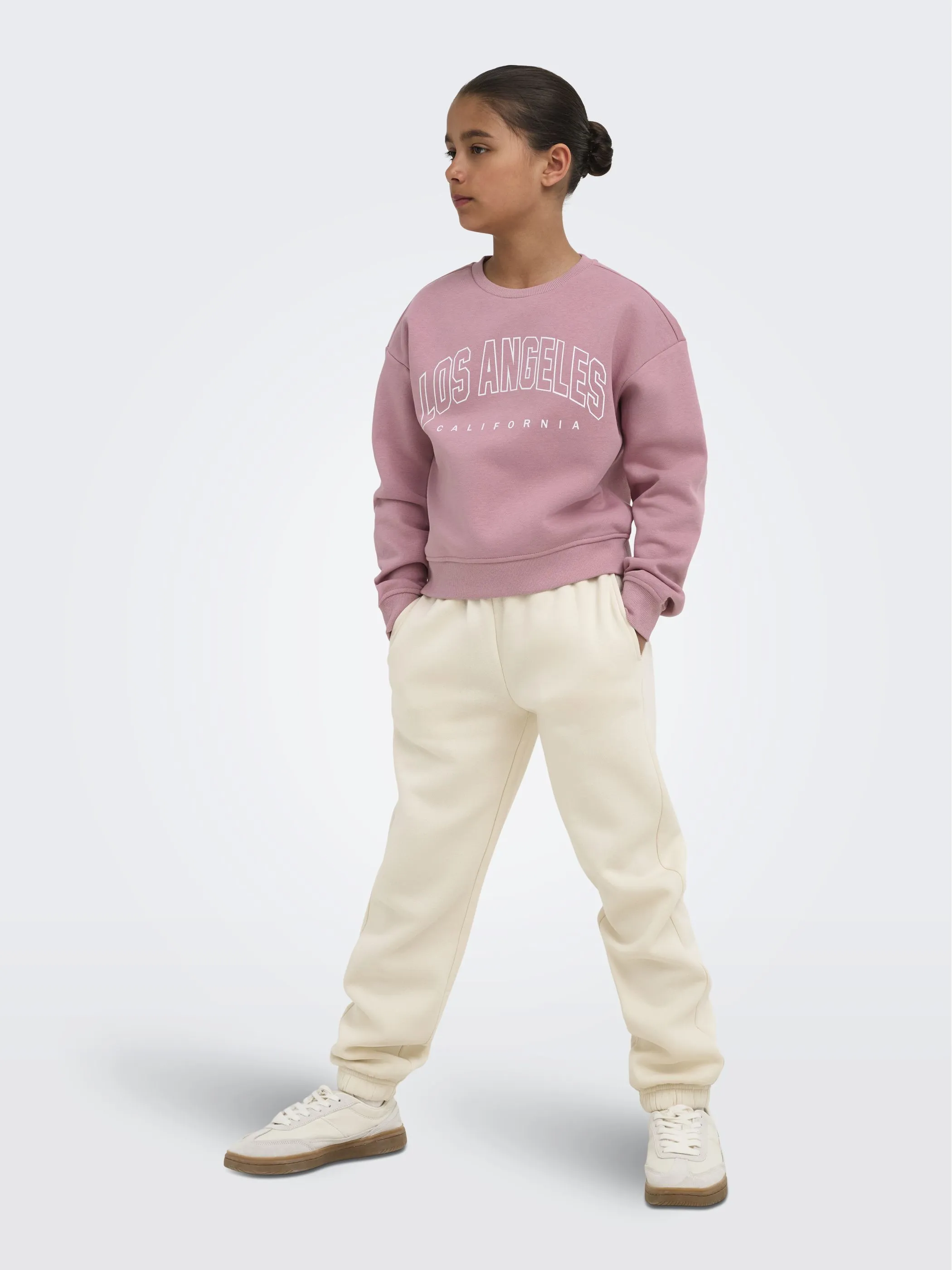 Kids Only 15353354 KOGSWEAT LIFE LS CREW Rosa 914271 250075001 1