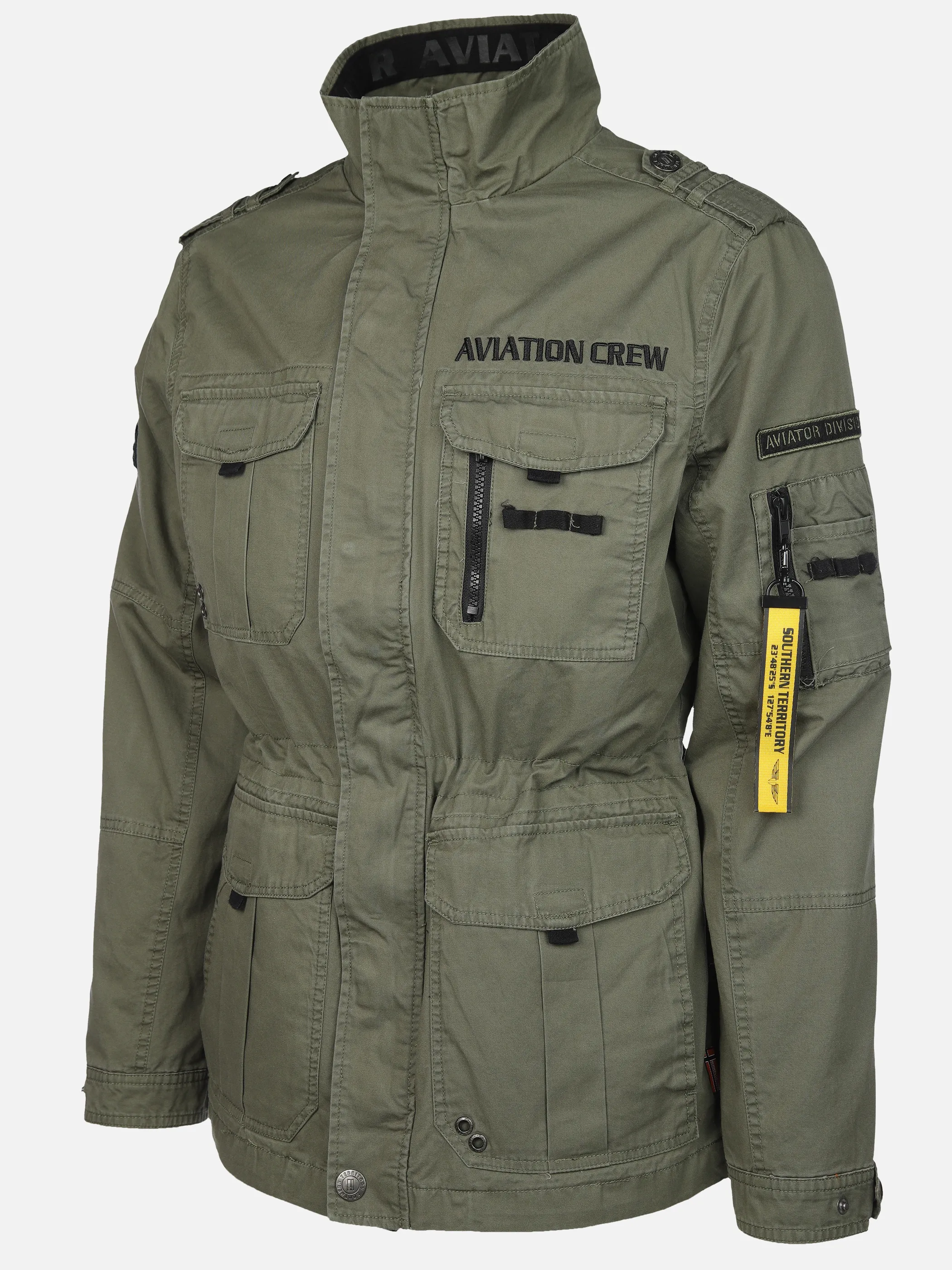 Southern Territory He. Fieldjacke washer Oliv 903556 OLIVE 3