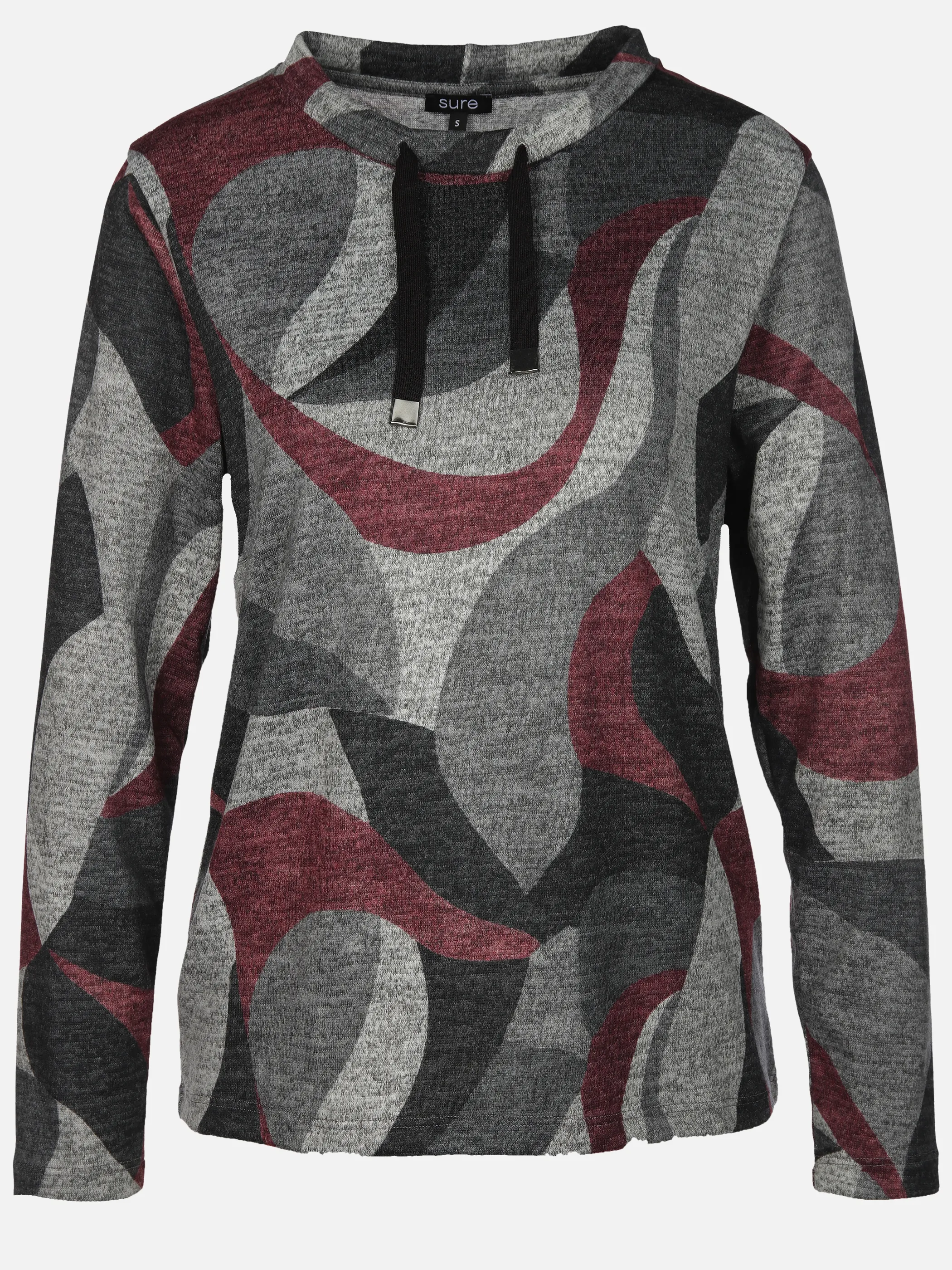 Sure Da-Print Flauschshirt Rot 916284 RED 1