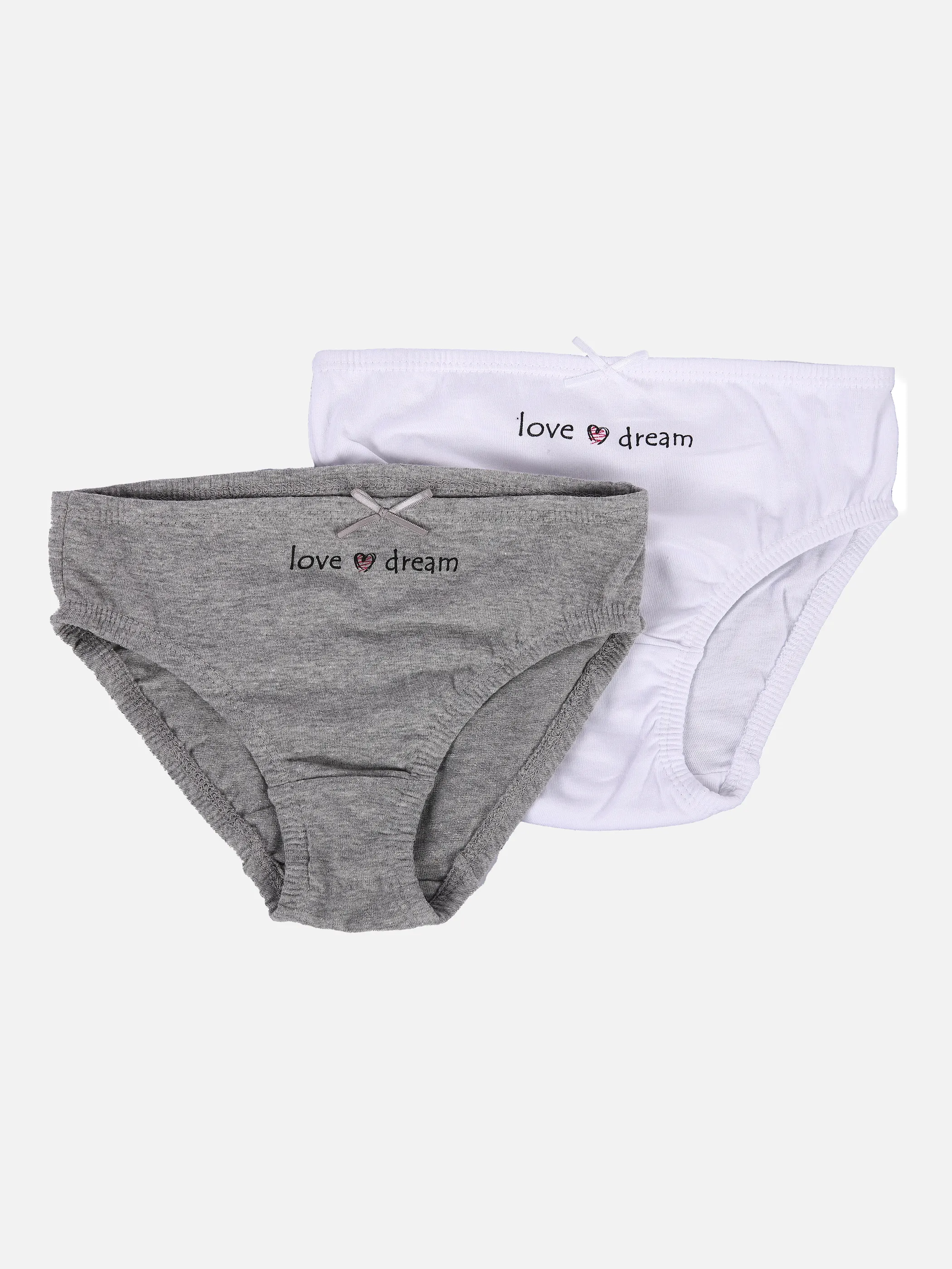 Stop + Go Md. Slip 2er Pack Grau 851067 GREY MEL/W 1 Stop + Go Md. Slip 2er Pack Grau 851067 GREY MEL/W 1