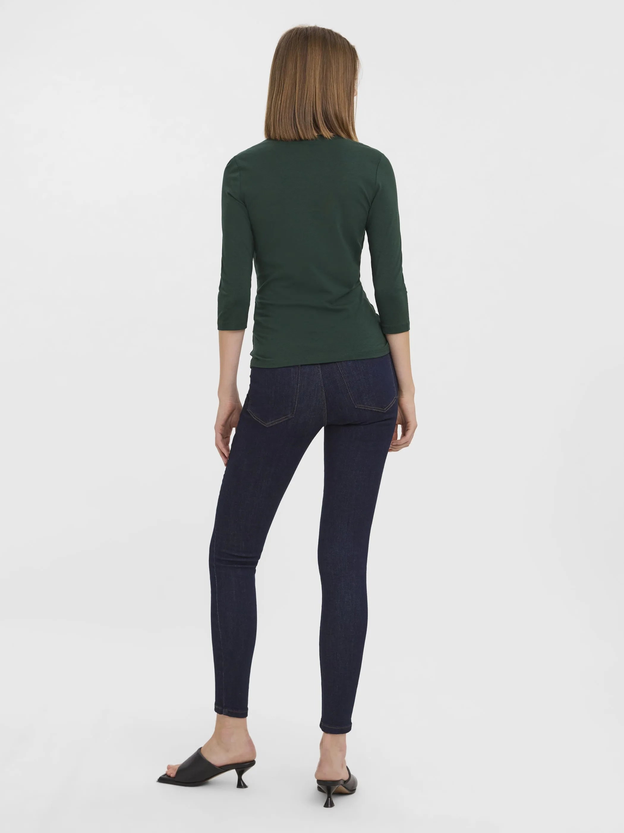 Vero Moda 10274133 VMPANDA MODAL 3/4 TOP Grün 866193 197452 2
