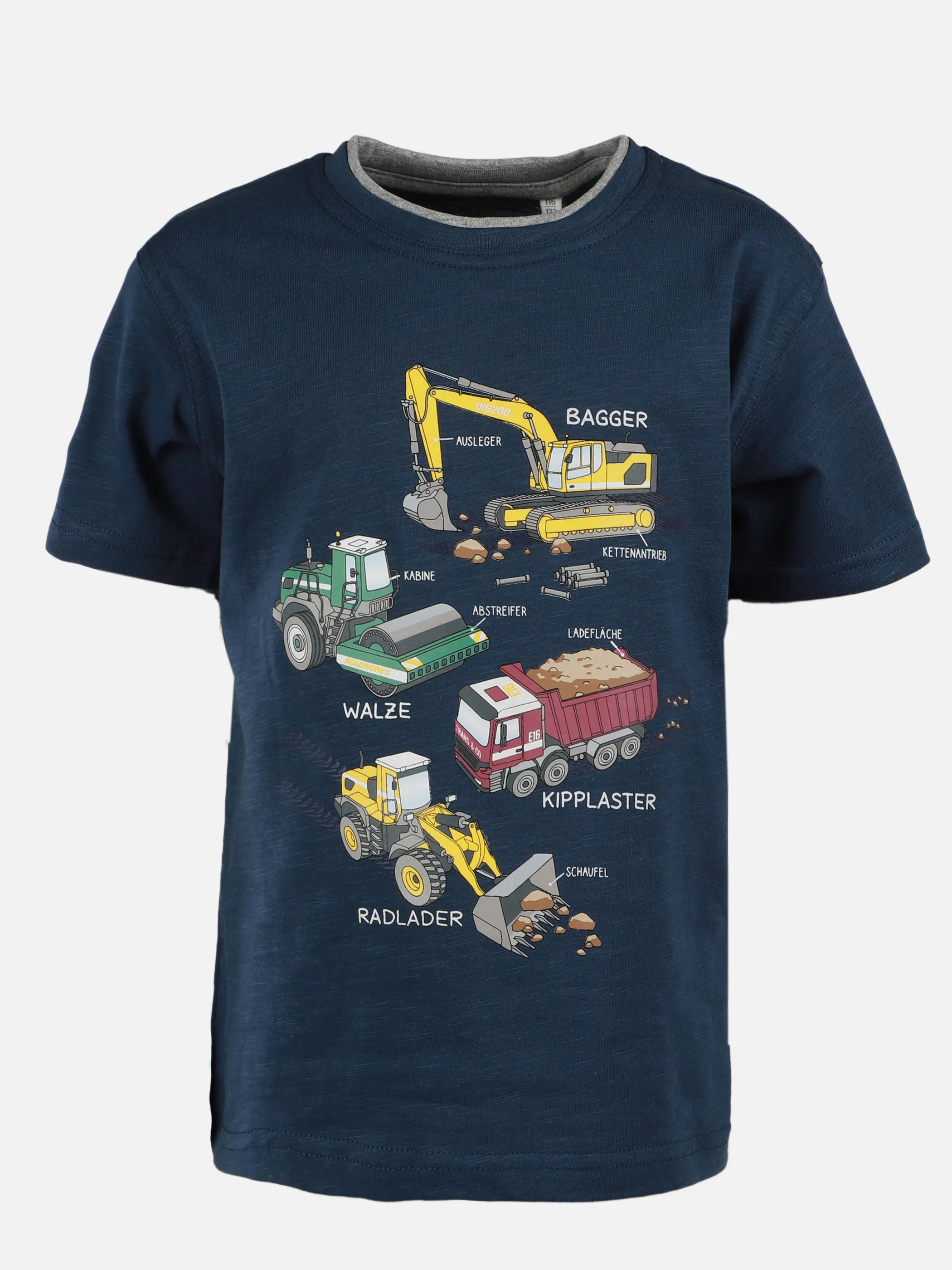 Bubble Gum KJ T-Shirt mit Frontprint in Blau Blau 906023 BLAU 1