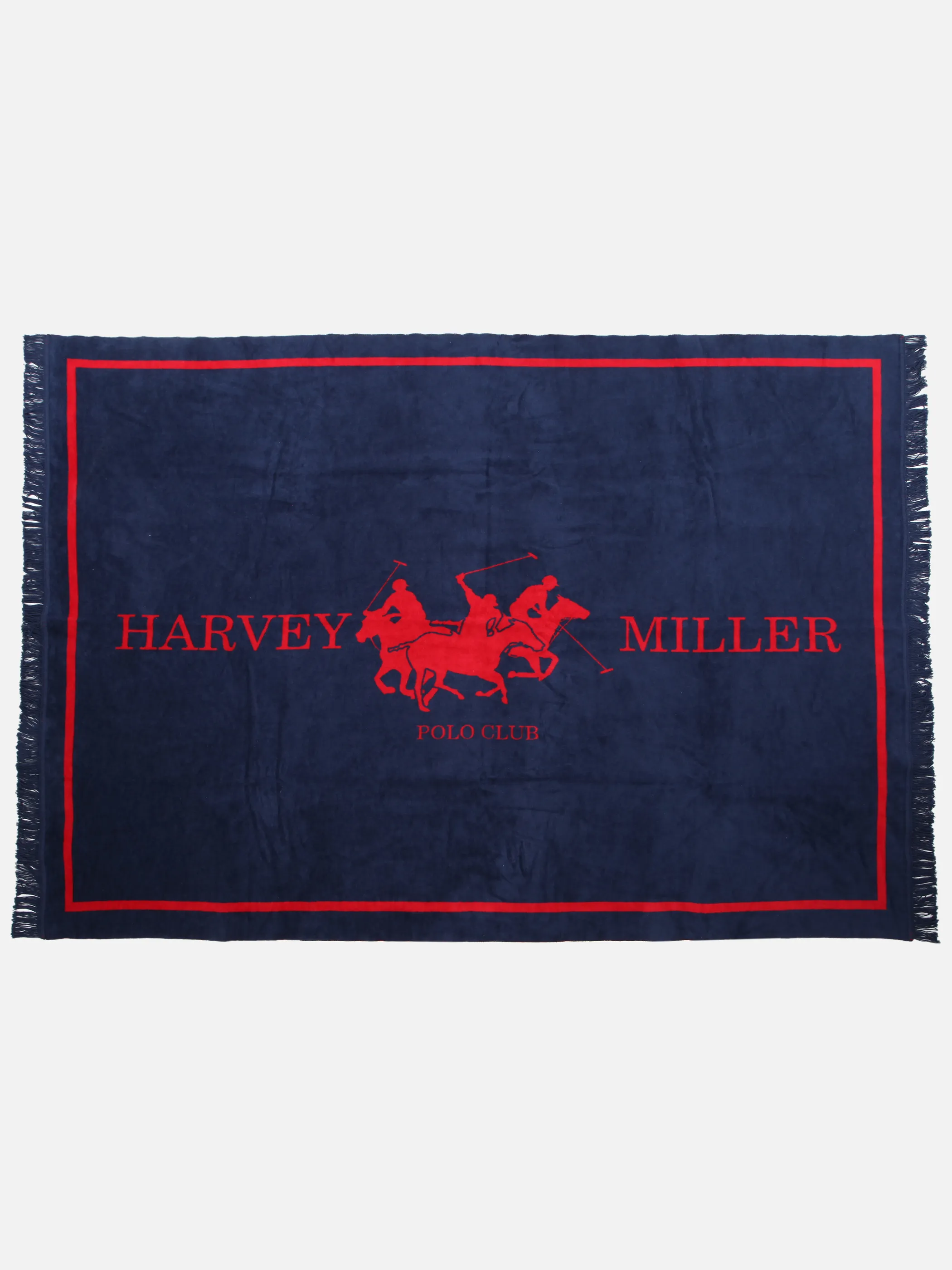 Harvey Miller Wohndecke mit Fransen 150x200 Blau 918521 NAVY 3
