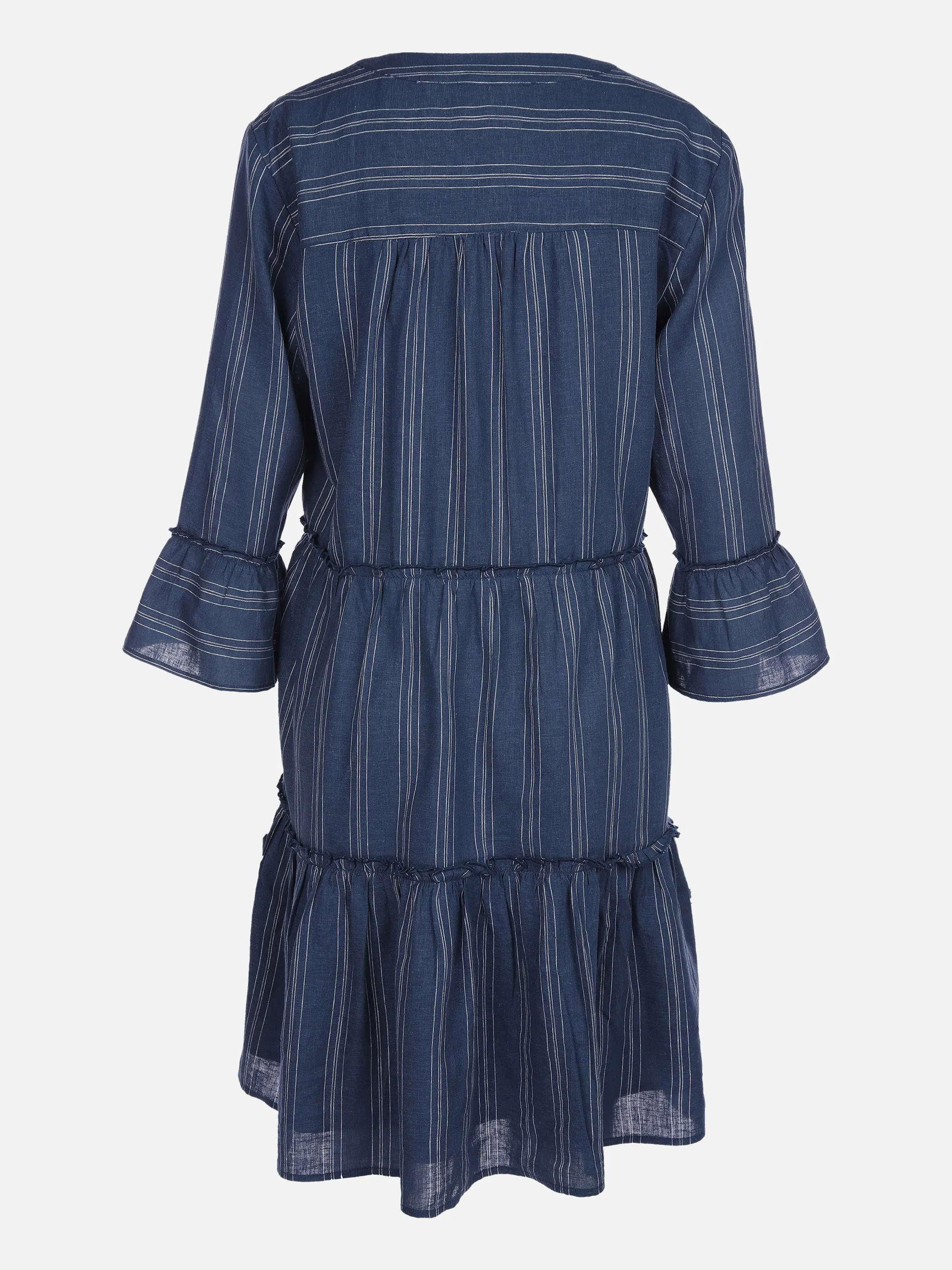 Tom Tailor 1032208 striped linen tunic dr Blau 865229 29534 2