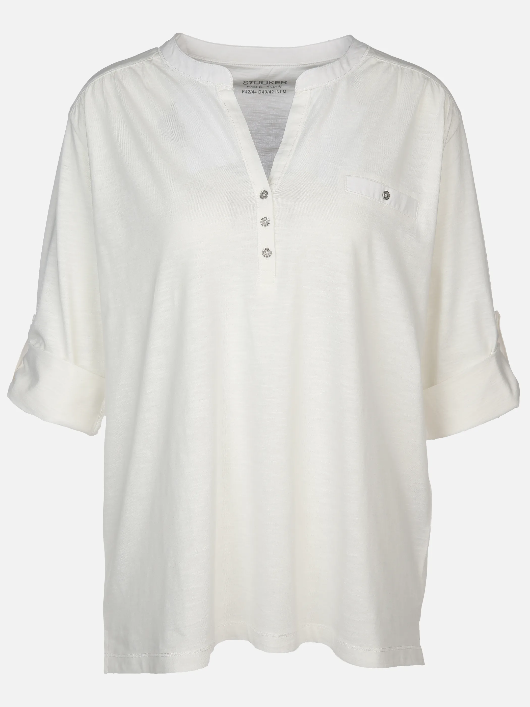 Stooker DOB 25560100001008 Da. T-Shirts / Weiß 906335 1008 1 Stooker DOB 25560100001008 Da. T-Shirts / Weiß 906335 1008 1