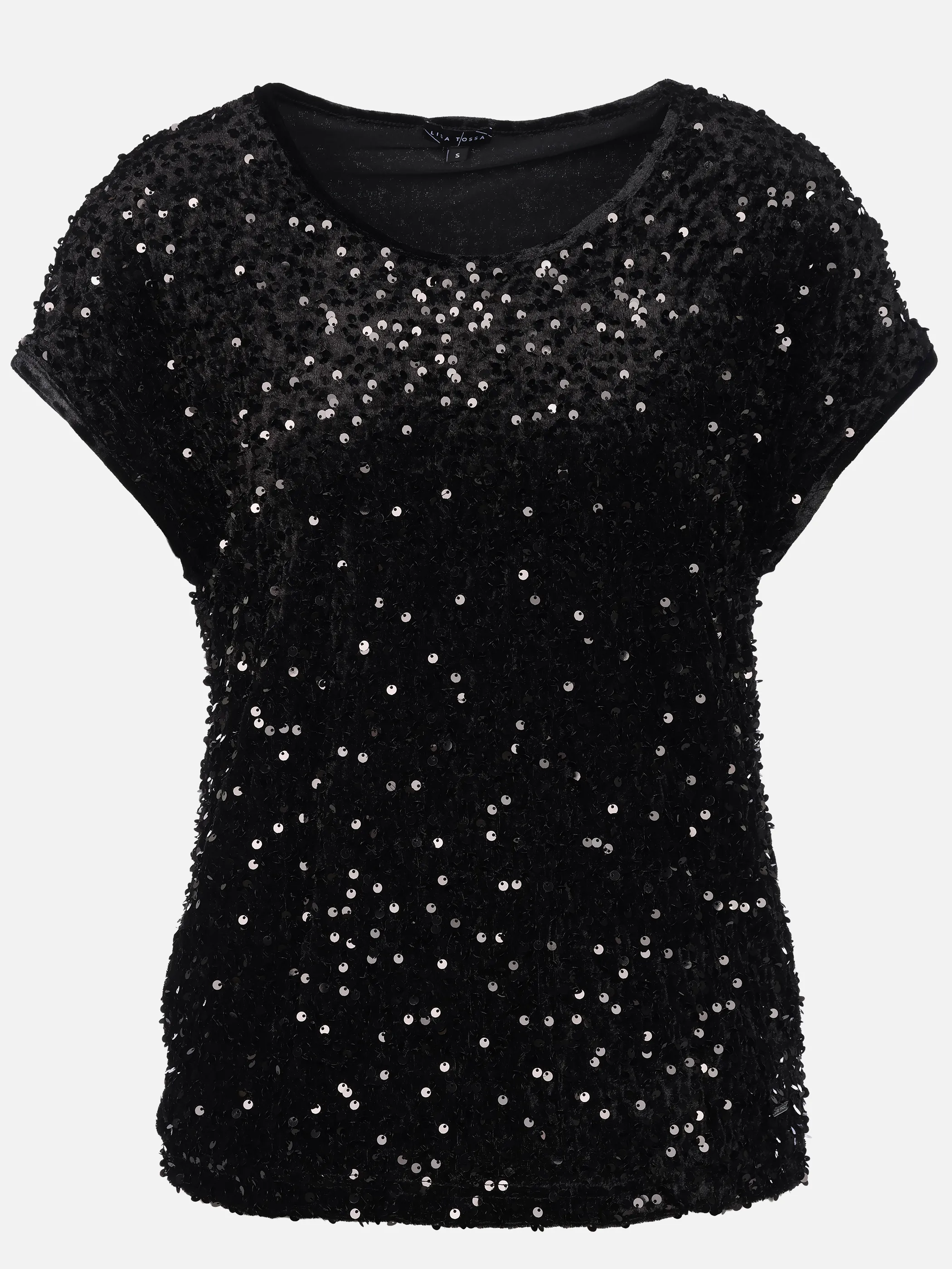 Lisa Tossa Da-Party Top m. Pailletten Schwarz 933521 BLACK 1