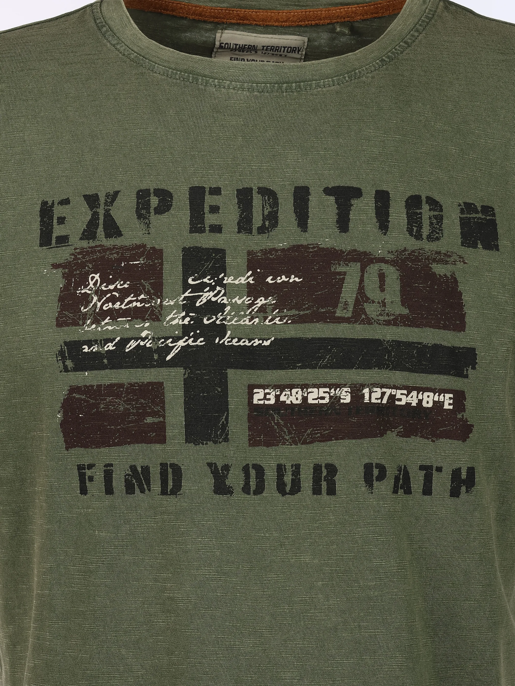 Southern Territory He. T-Shirt 1/2 Arm Logo Oliv 922458 OLIVE 3