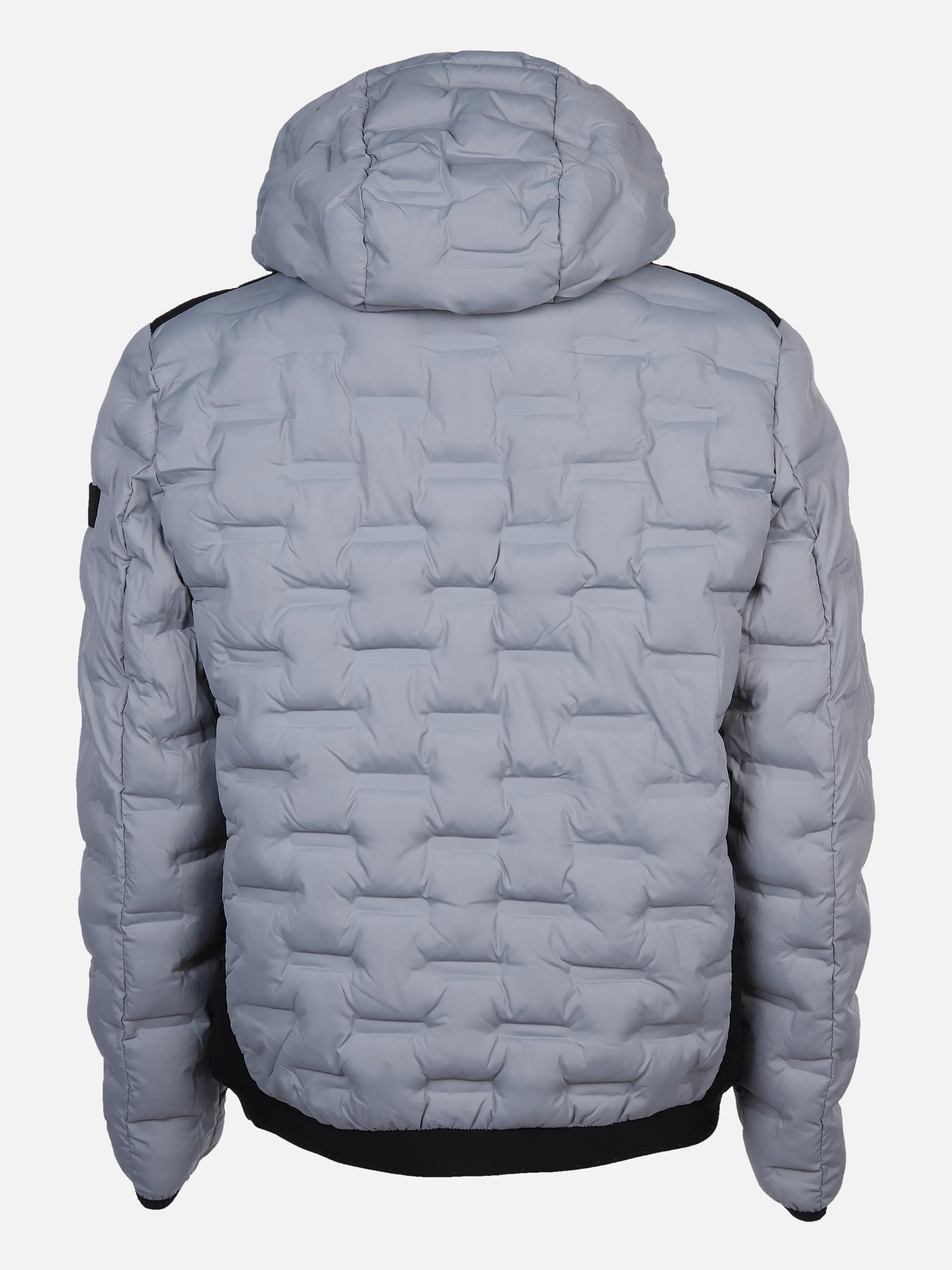 Jim Spencer He. Steppblouson taped hybrid Grau 865686 SILVER 2 Jim Spencer He. Steppblouson taped hybrid Grau 865686 SILVER 2