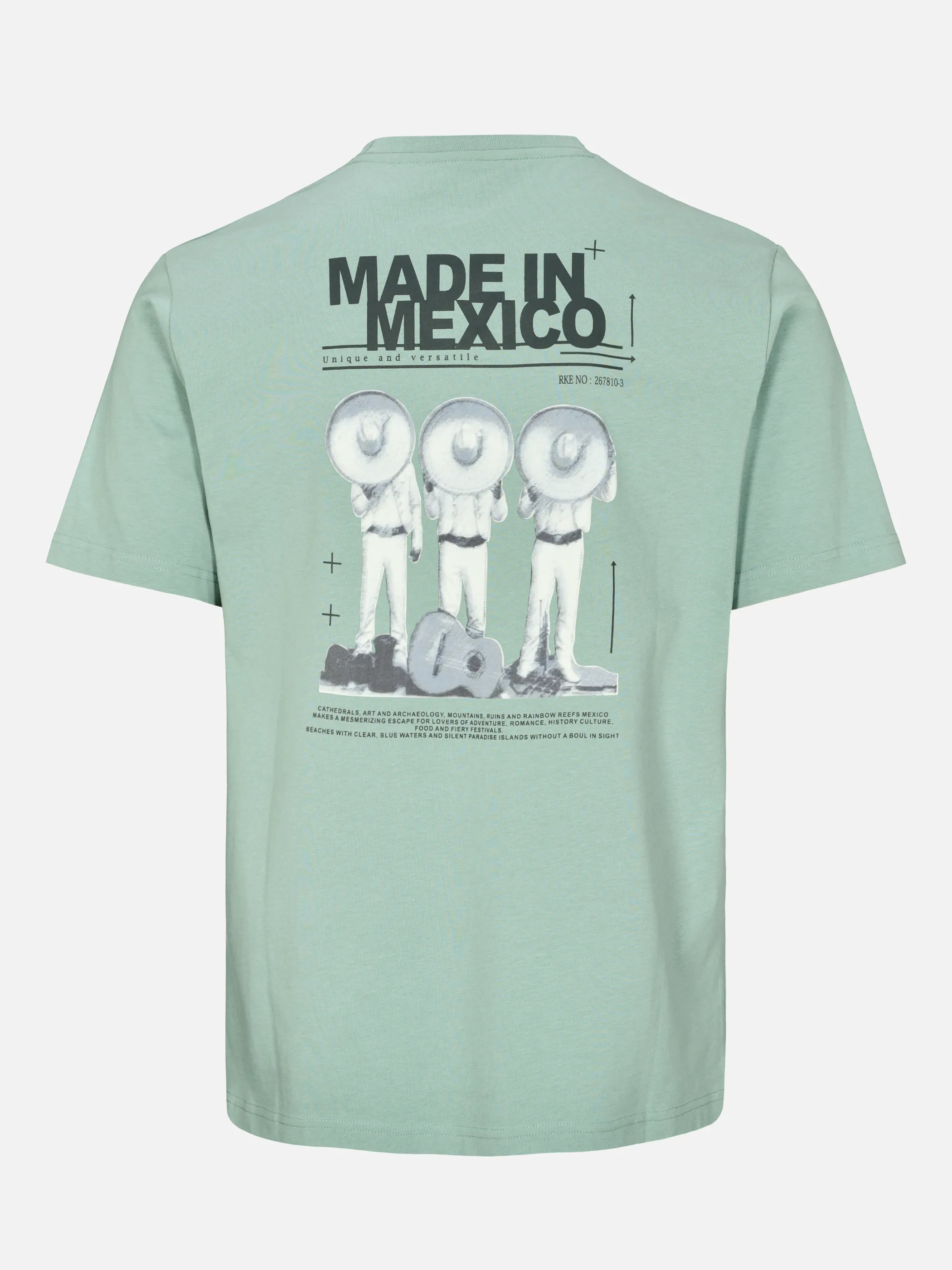 Jim Spencer He. T-Shirt 1/2 Arm Mexico Grün 925110 551 2