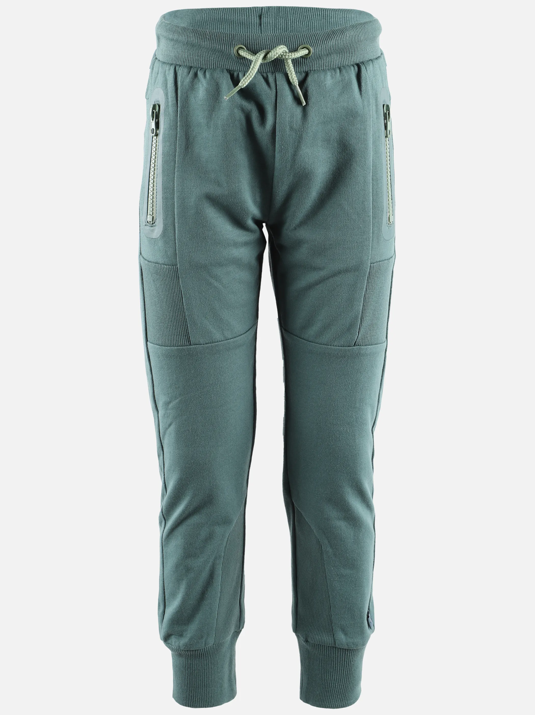 Stop + Go KJ Joggpants mit 2 Zippern in dunkelgrün Grün 890423 DUNKELGRÜN 1