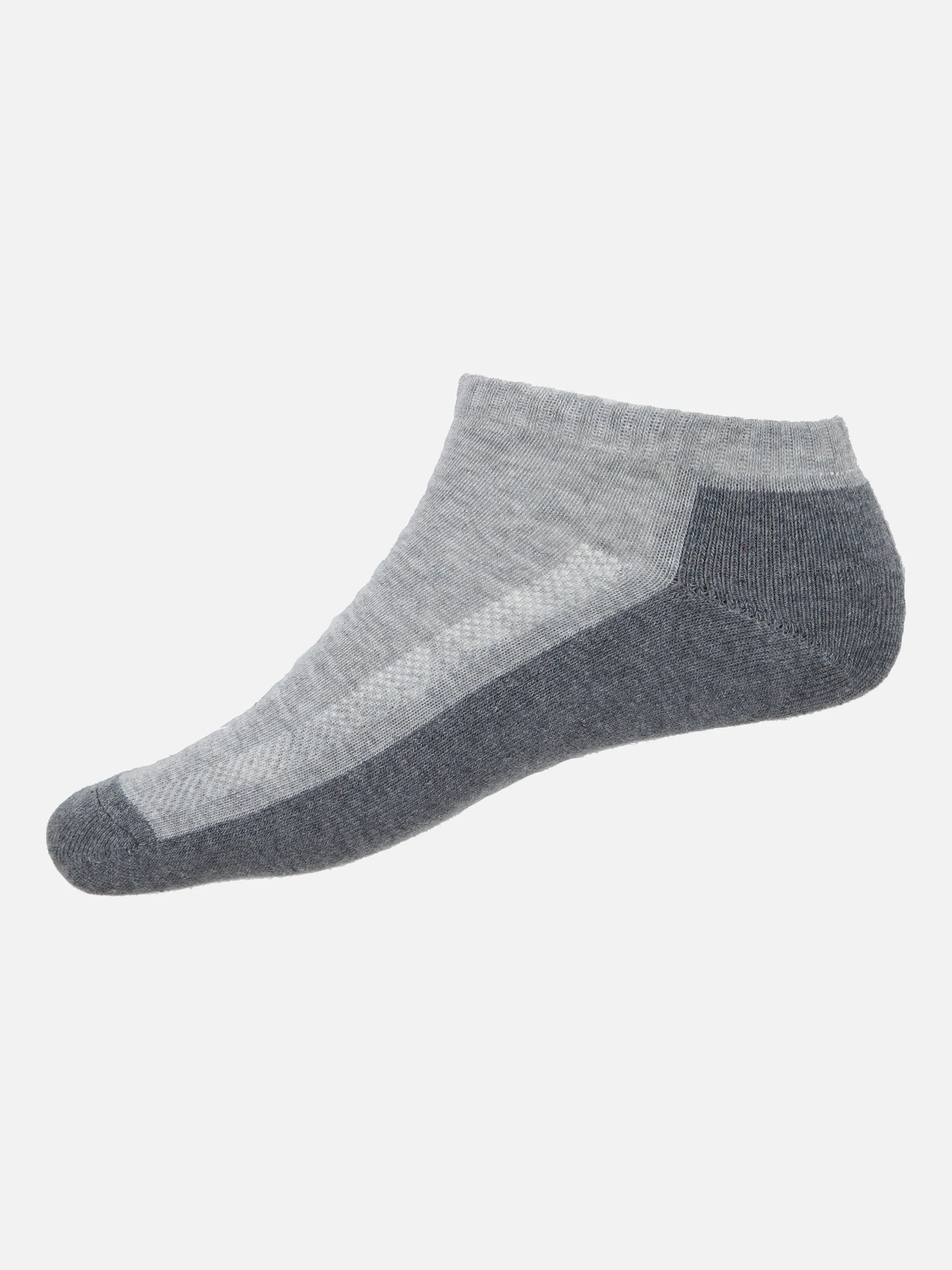 Marcel Battiston He. Sneaker Socken 2er Pack Grau 853454 GRAU/WEIß 2