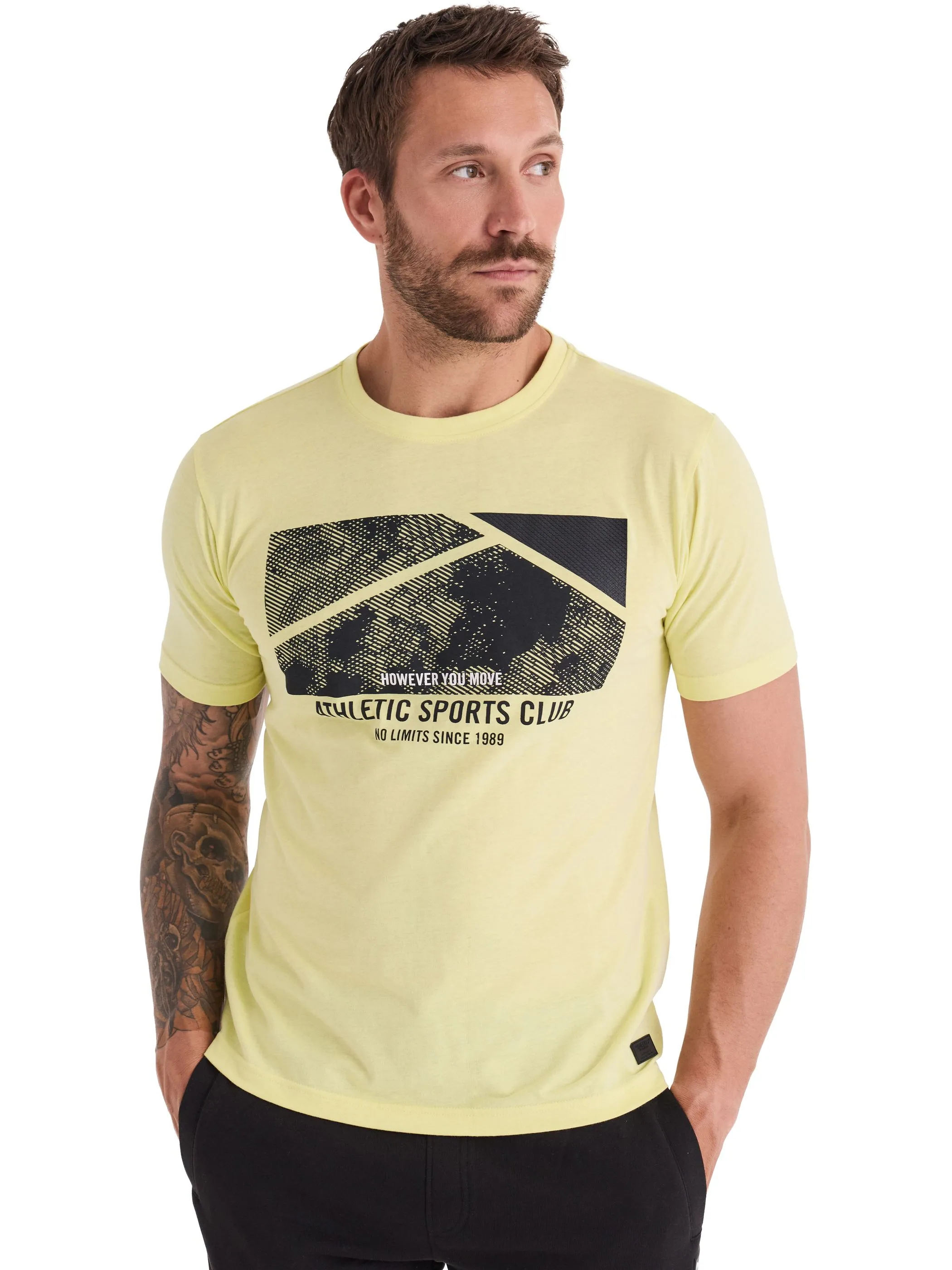 HERO by John Medoox 74306430002710 He. T-Shirts / Gelb 937017 2710 1