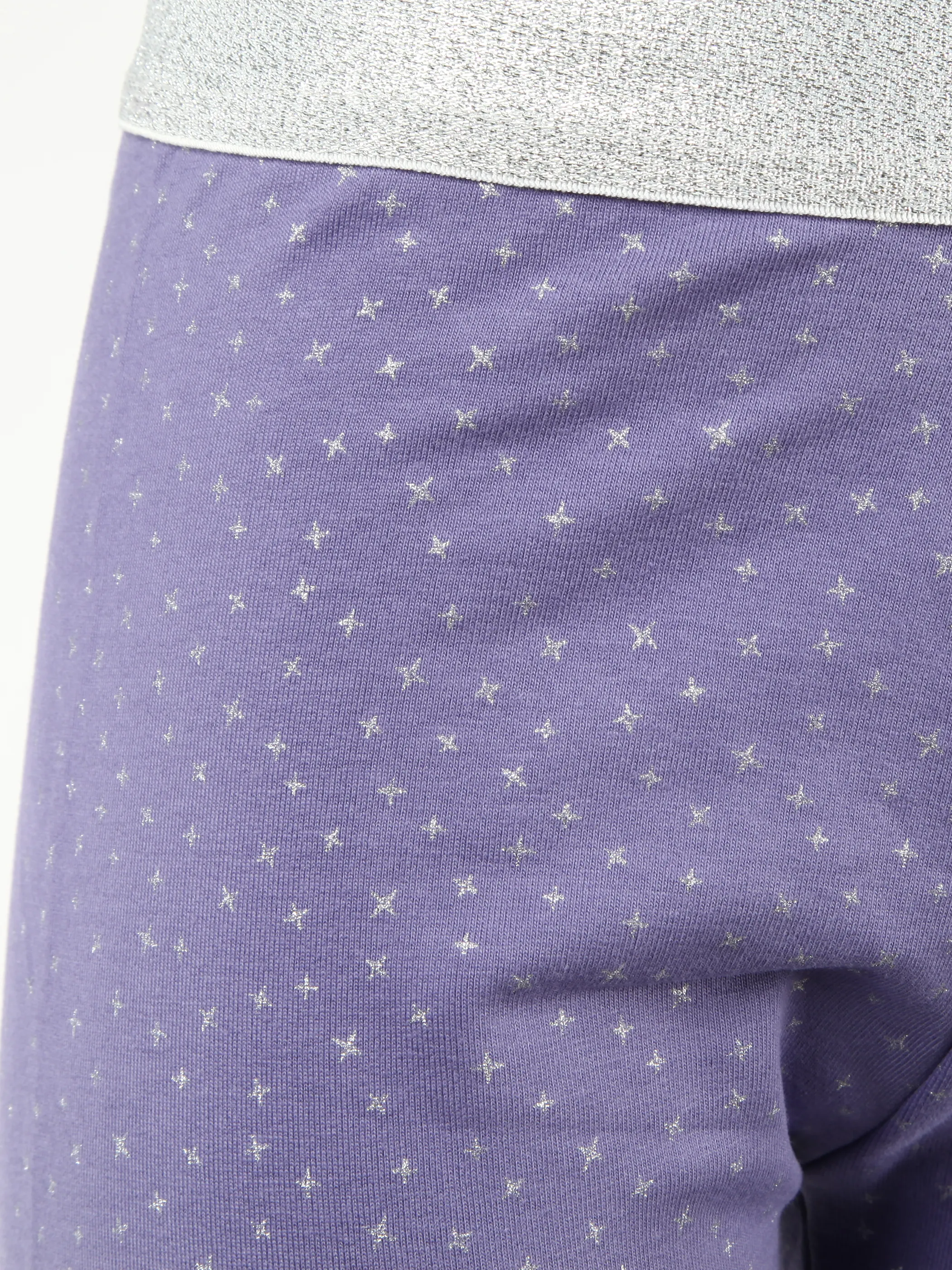 One Way KM Leggings lila mit Glitzer AOP Lila 929926 LIL 3