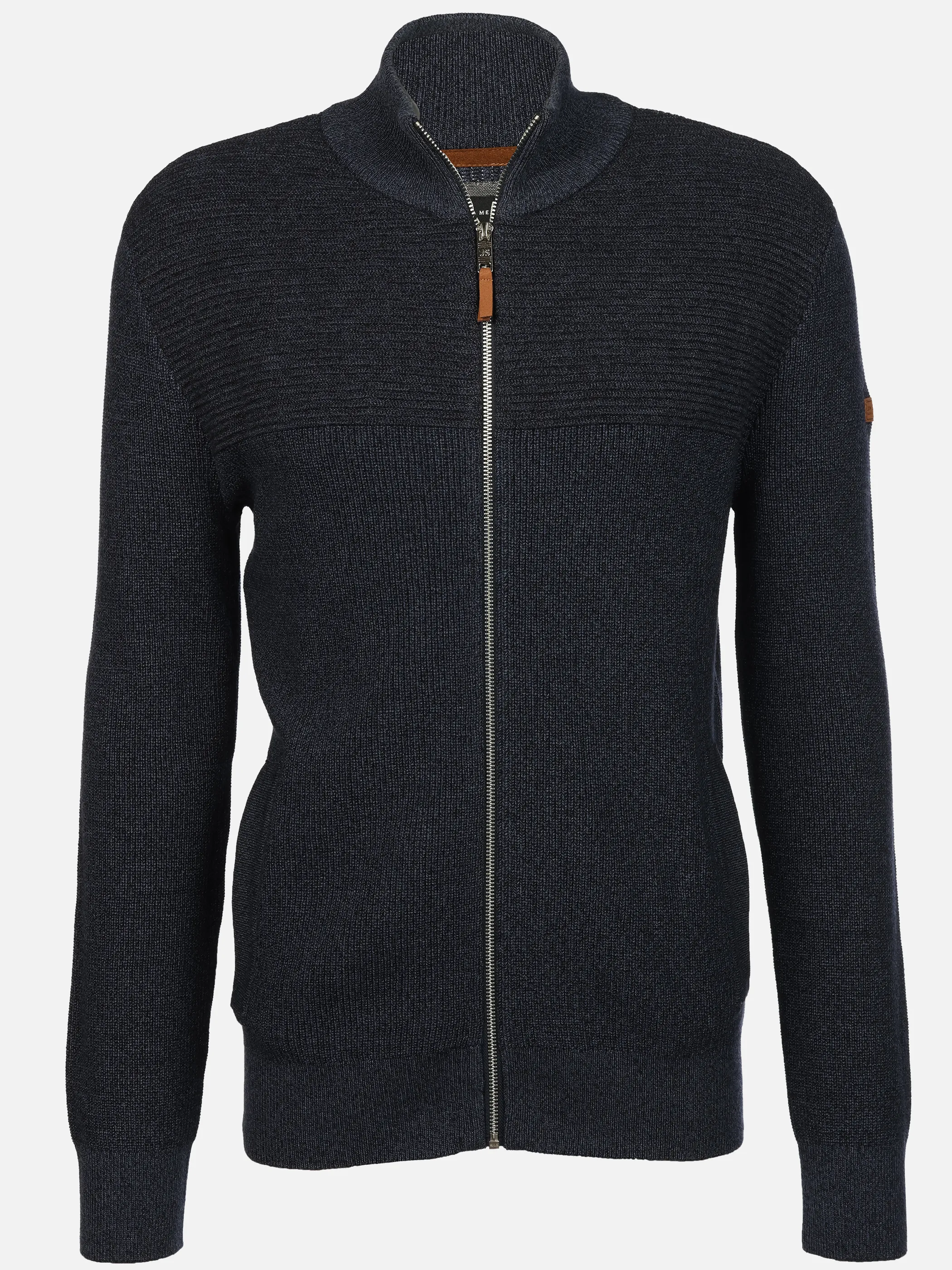 Jim Spencer He. Strickjacke RV mit Taschen Blau 898386 NAVY MEL 1