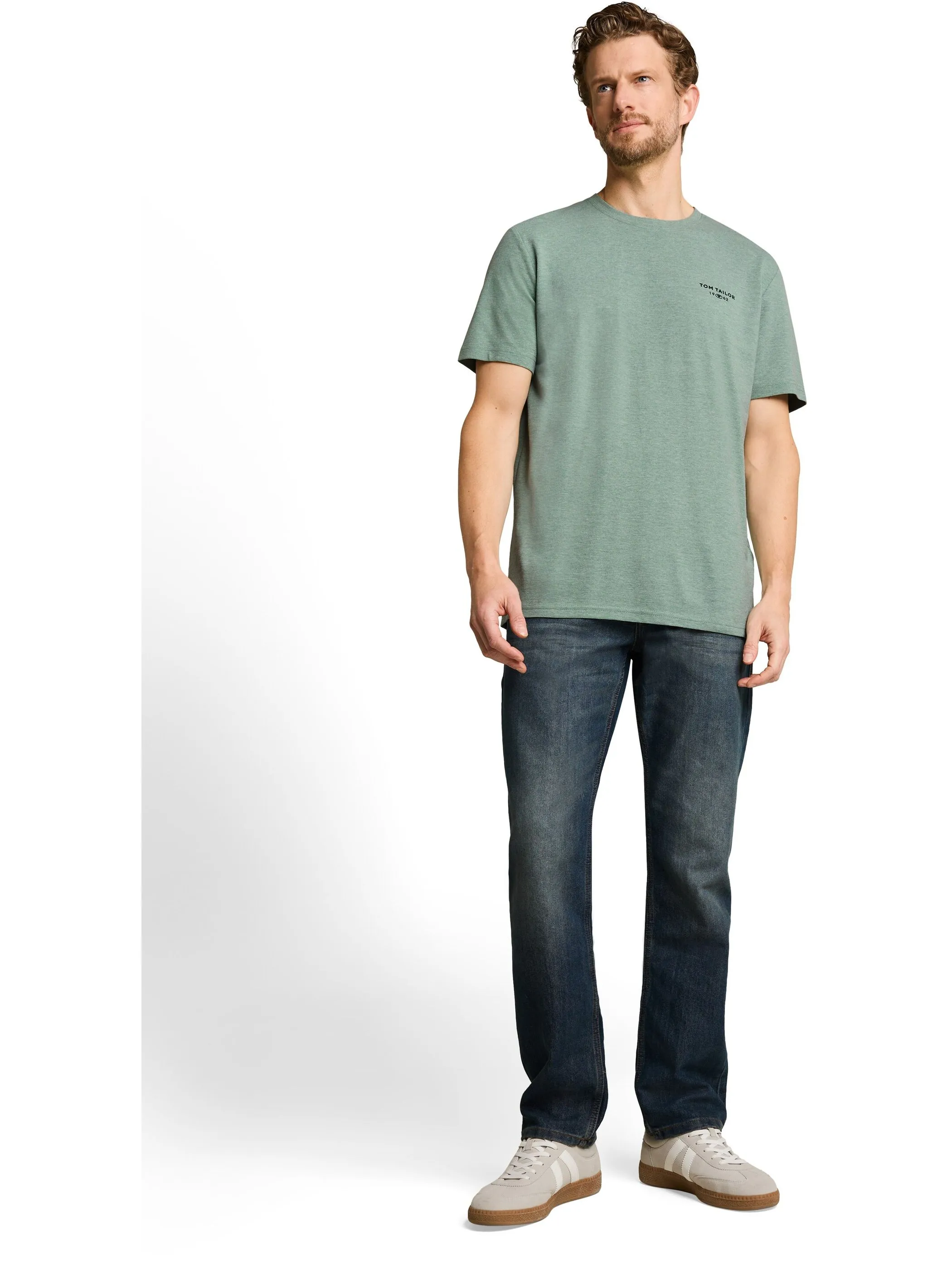 Tom Tailor 1052170 pique t-shirt Grün 926461 15593 4
