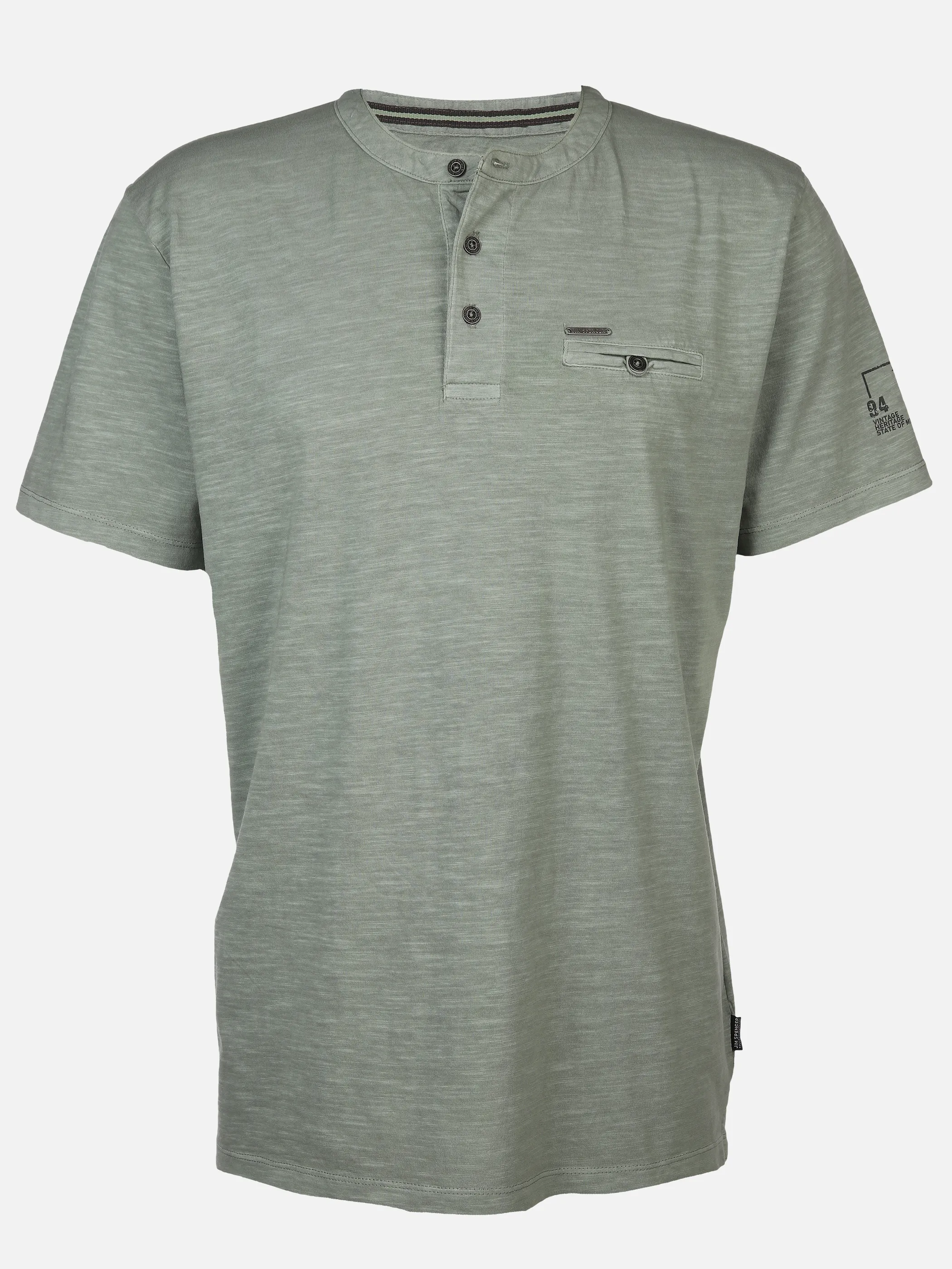 Jim Spencer He. Henleyshirt 1/2 Arm Stickerei Oliv 894397 KHAKI 1 Jim Spencer He. Henleyshirt 1/2 Arm Stickerei Oliv 894397 KHAKI 1