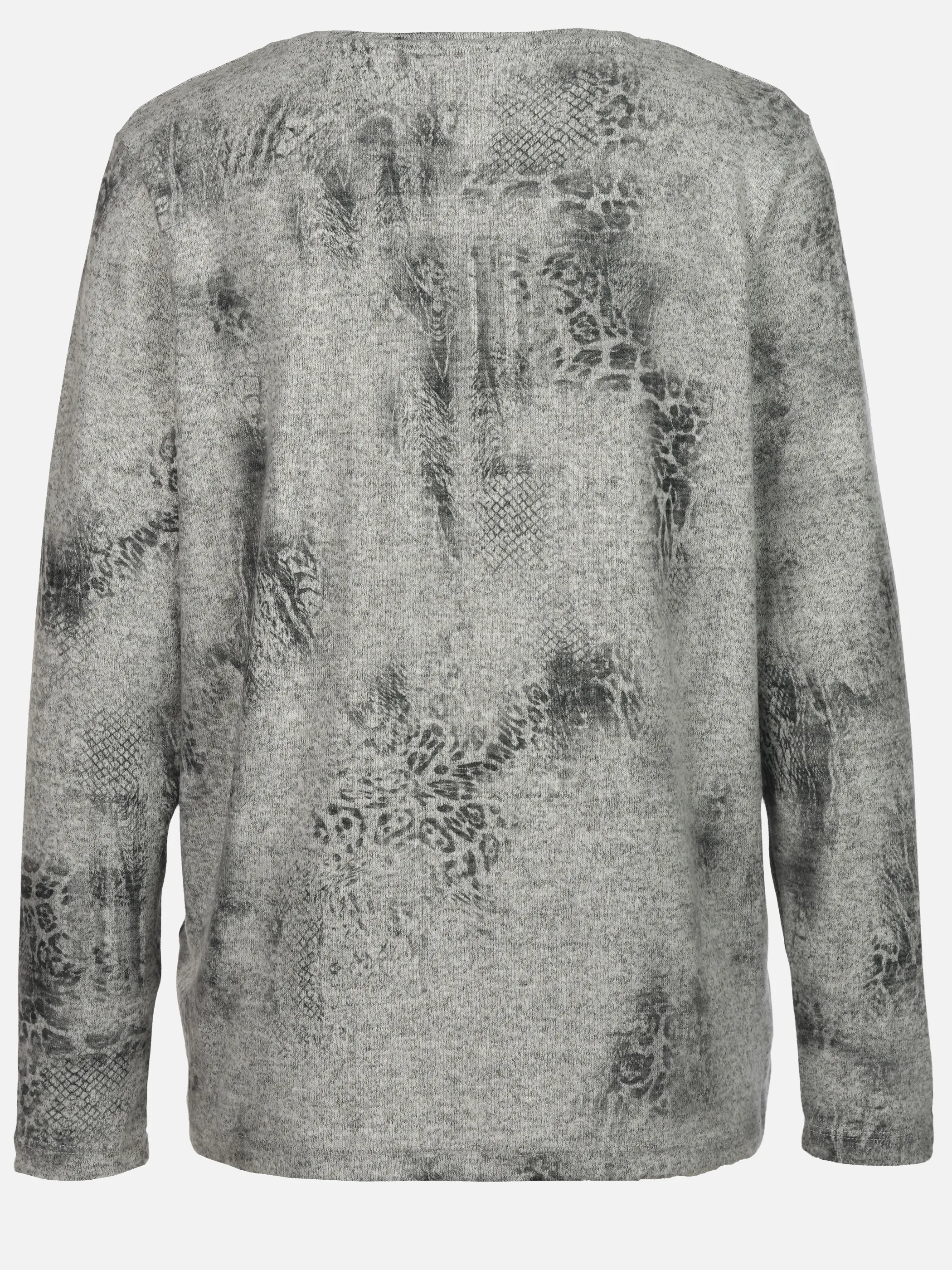 Sure Da-Flauschshirt m. Frontprint Grau 932670 SILBER 2